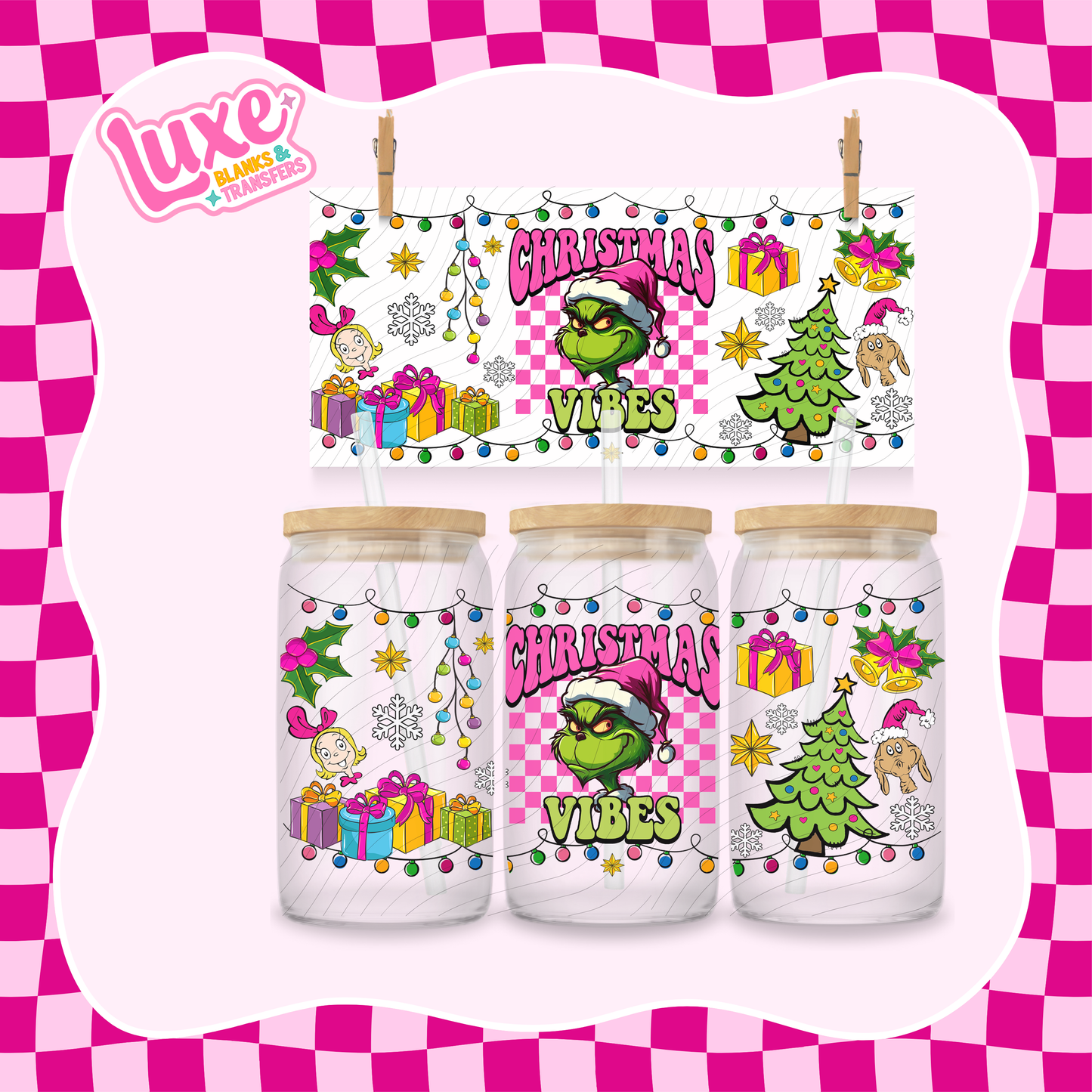 Christmas Vibes | UV DTF Wrap | #1139