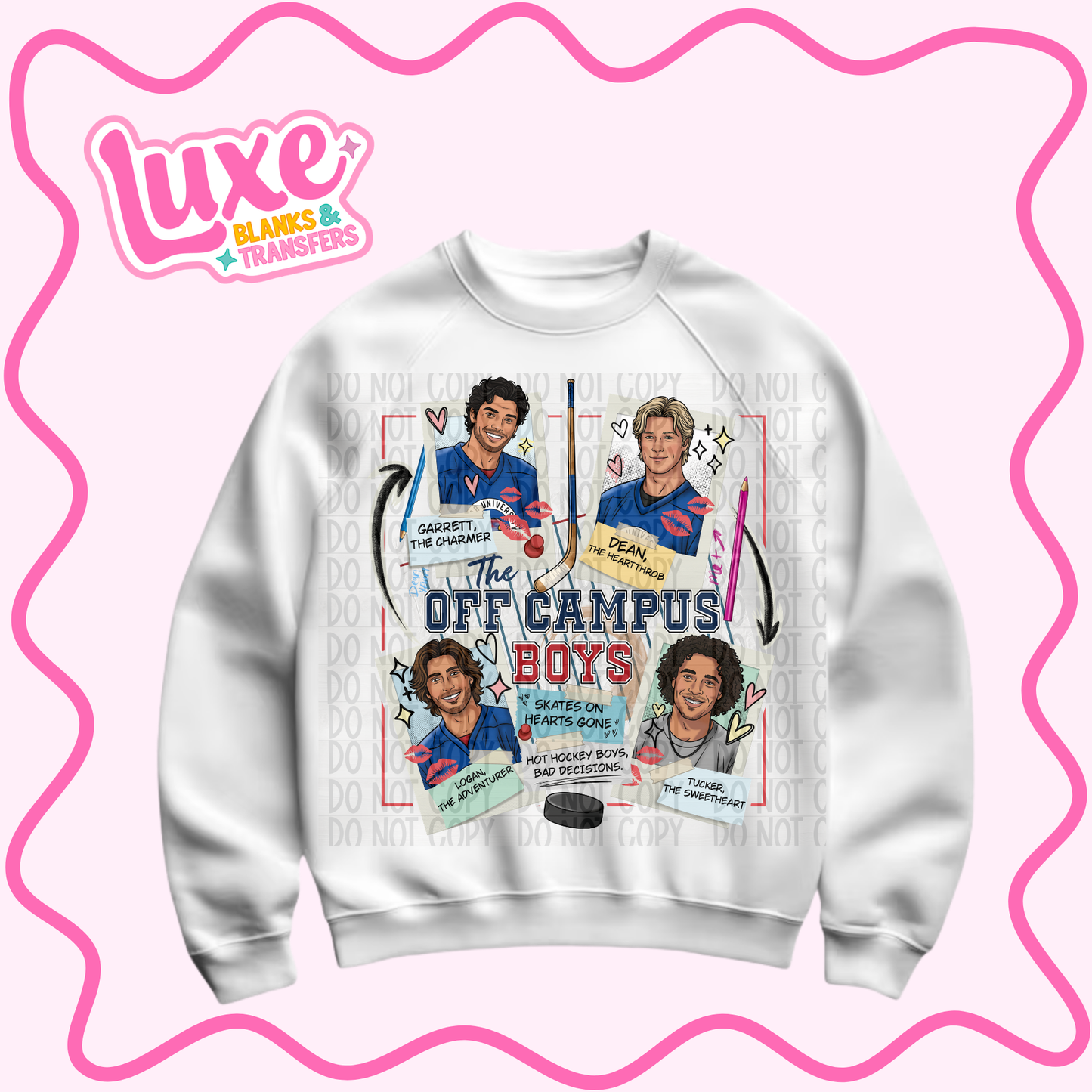 DTF Heat Transfer | Off Campus Boys | #1246