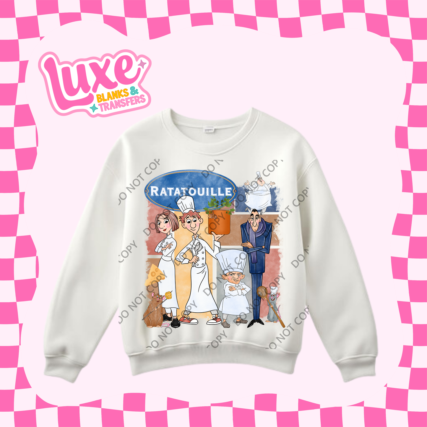 DTF Heat Transfer | Chef Rat | #469