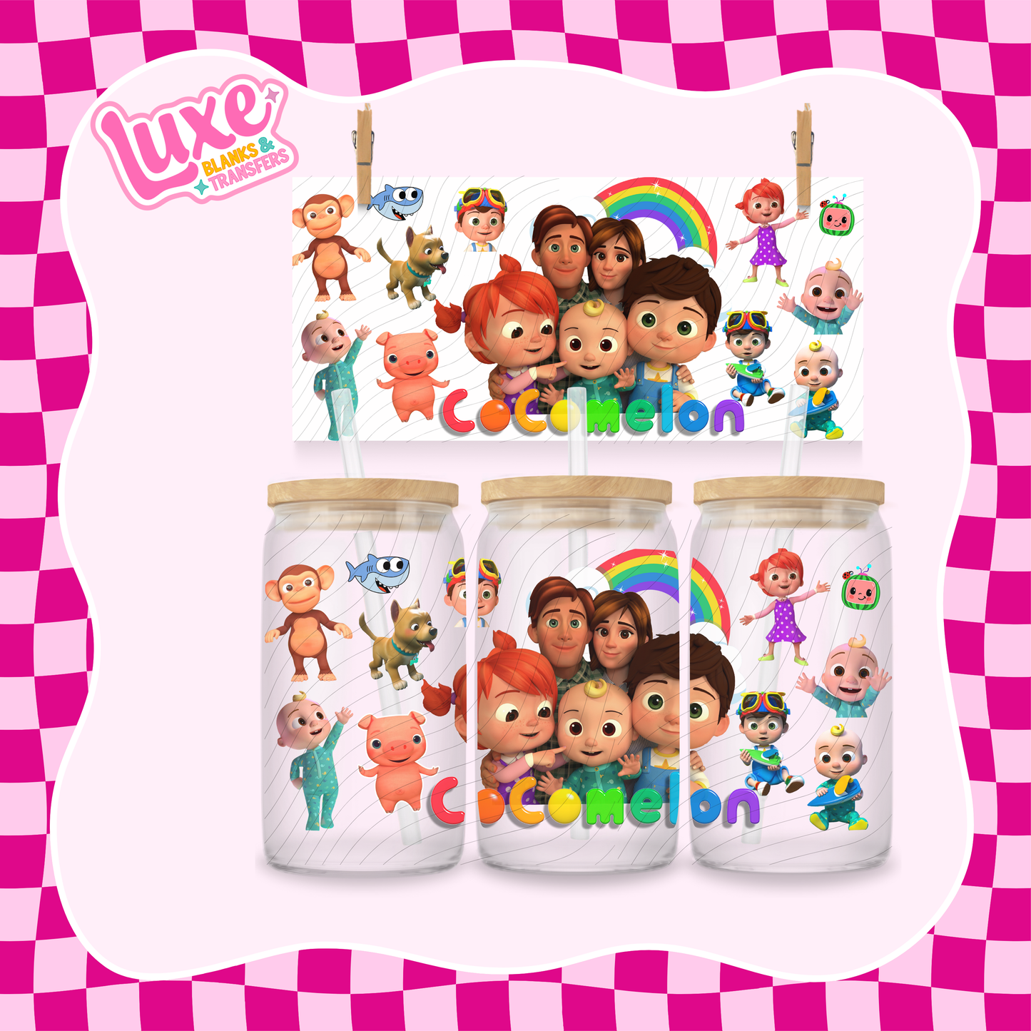 Coco Kids Show | 16oz UV DTF Wrap | #1325