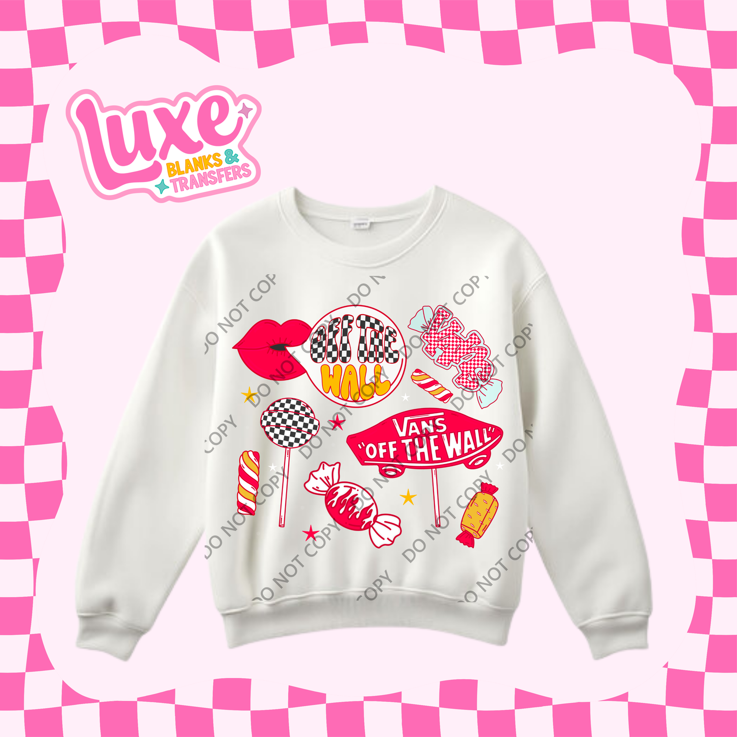 DTF Heat Transfer | Vans Candy | #471