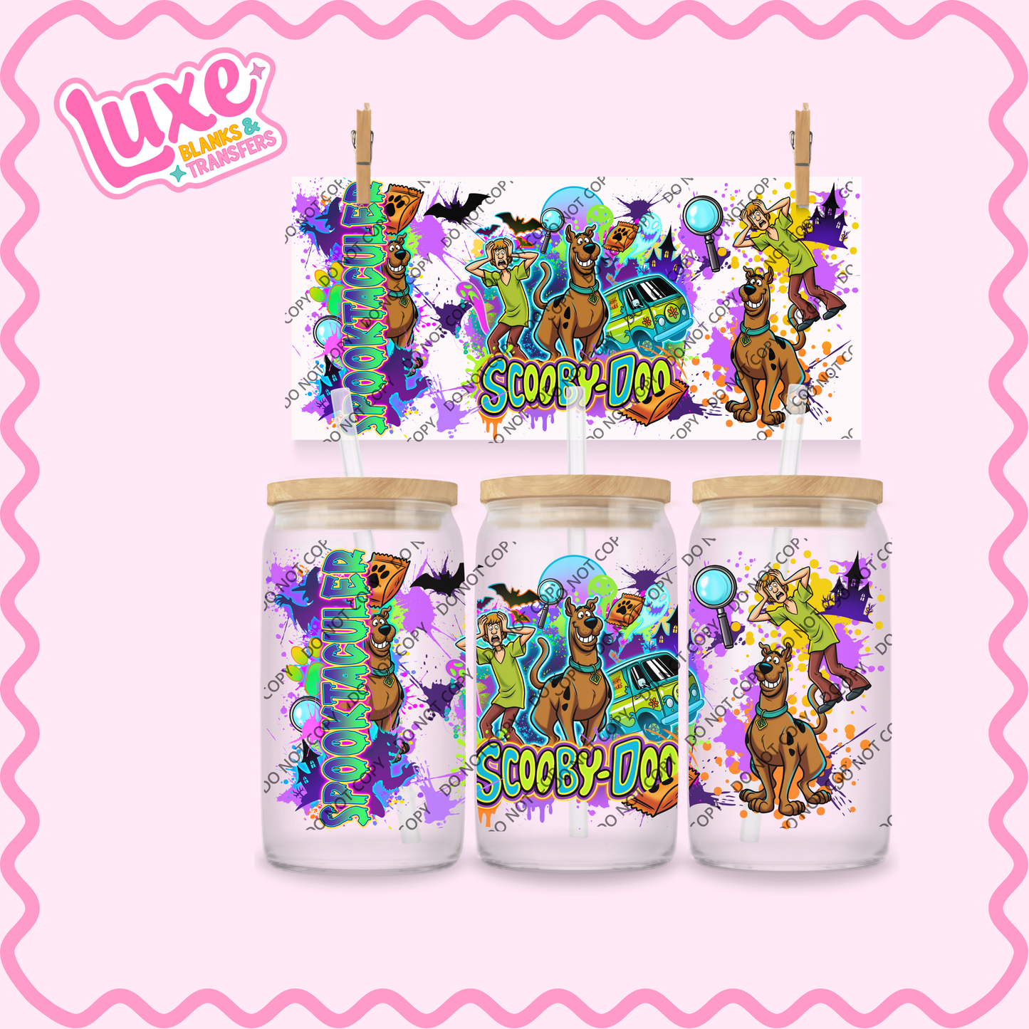 16oz UV DTF Wrap | Scoobs | #2296