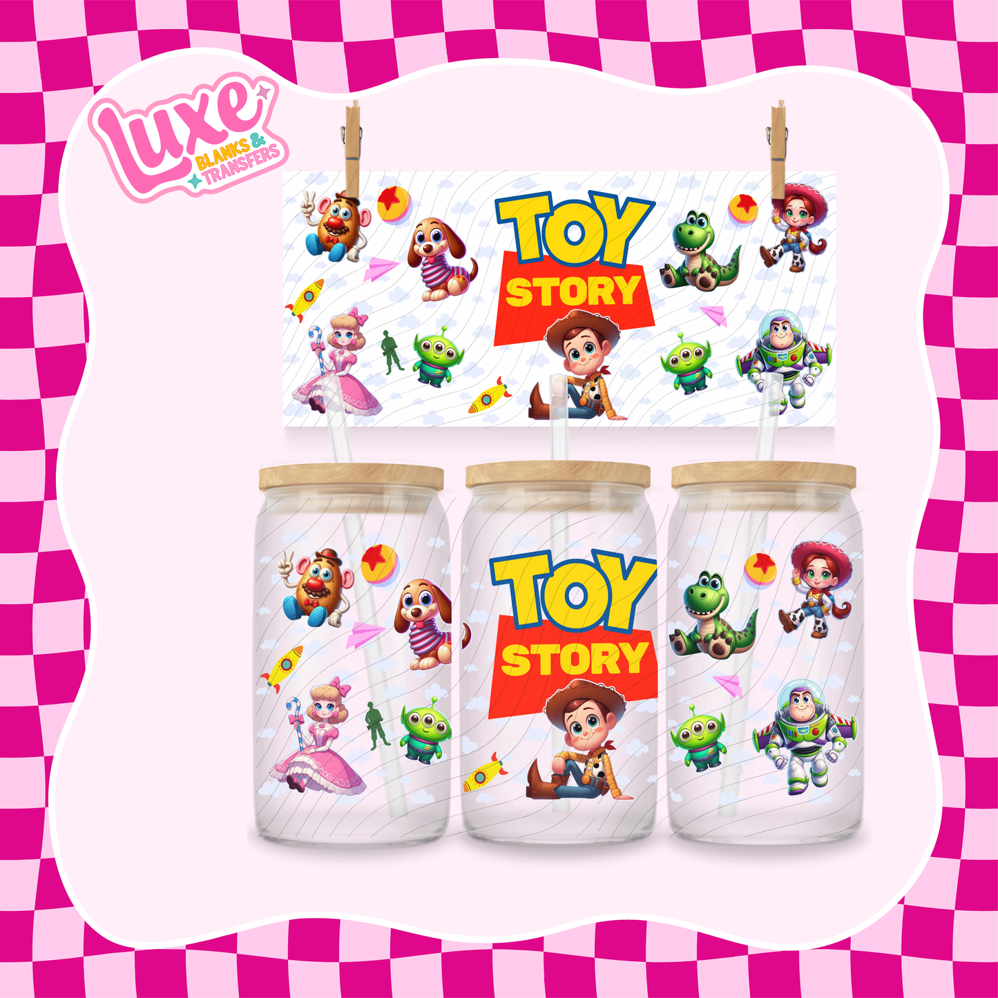 T.Story Cute | 16oz UV DTF Wrap | #1332