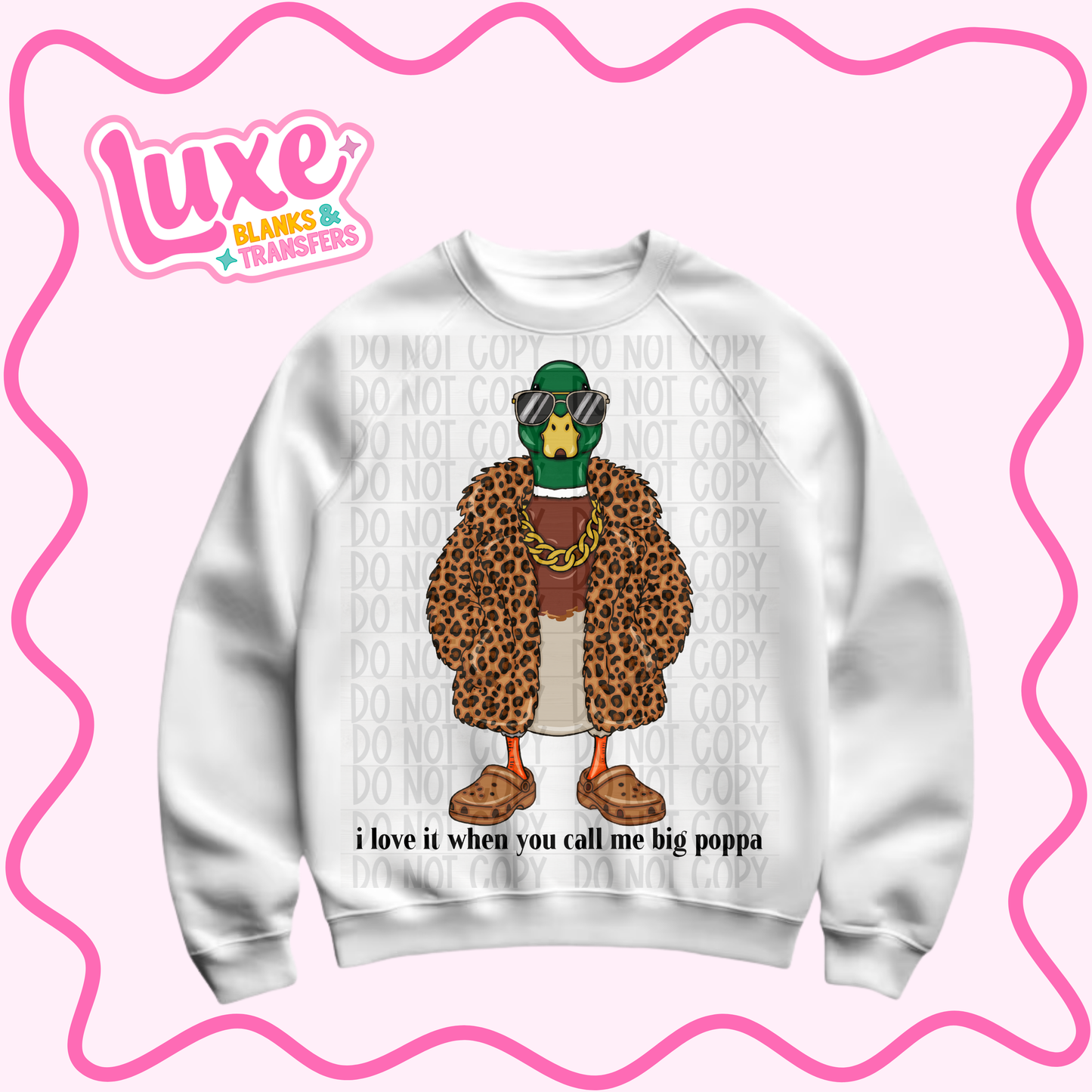 DTF Heat Transfer | Big Poppa | #950