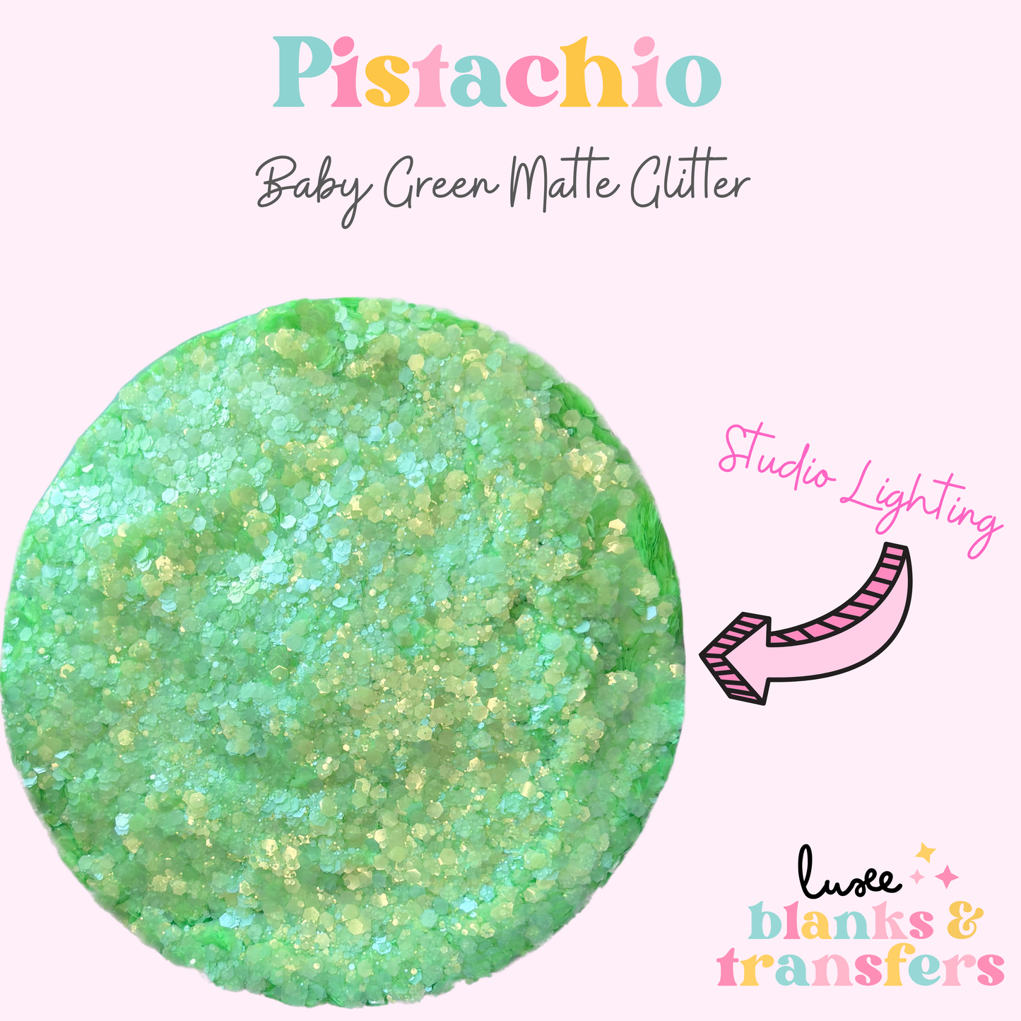 “Pistachio” Chunky Mix Glitter
