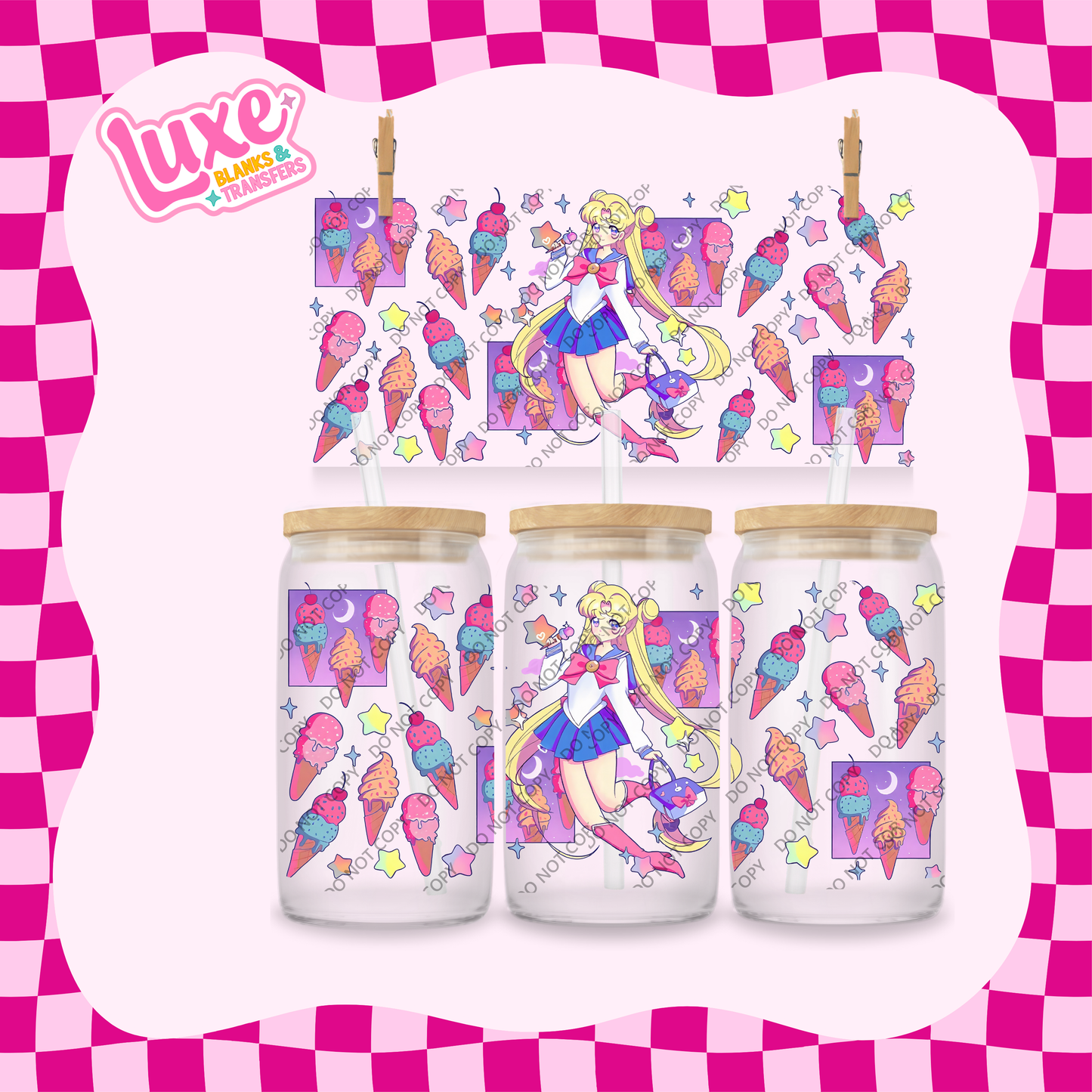 16oz UV DTF Wrap | Sailor Girl | #1830