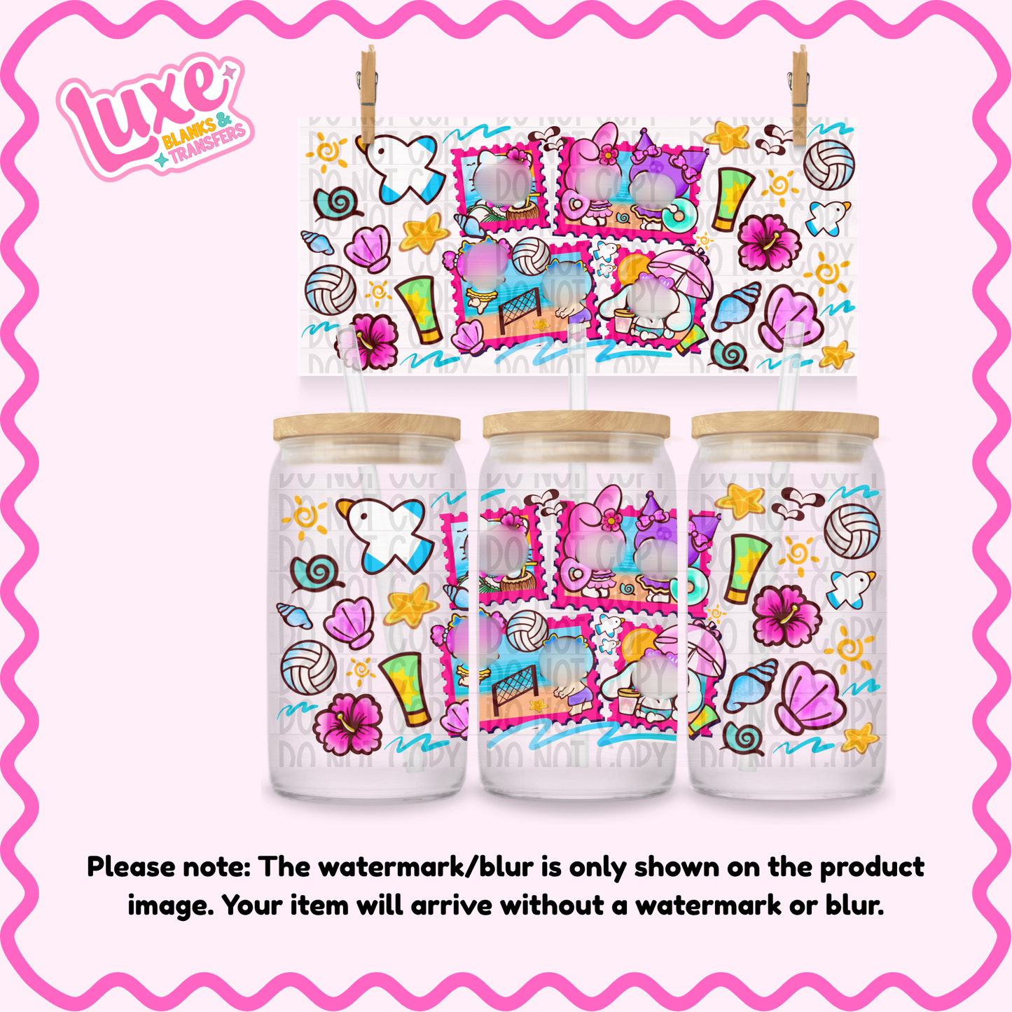 16oz UV DTF Wrap | San/r10 Beach | #1948