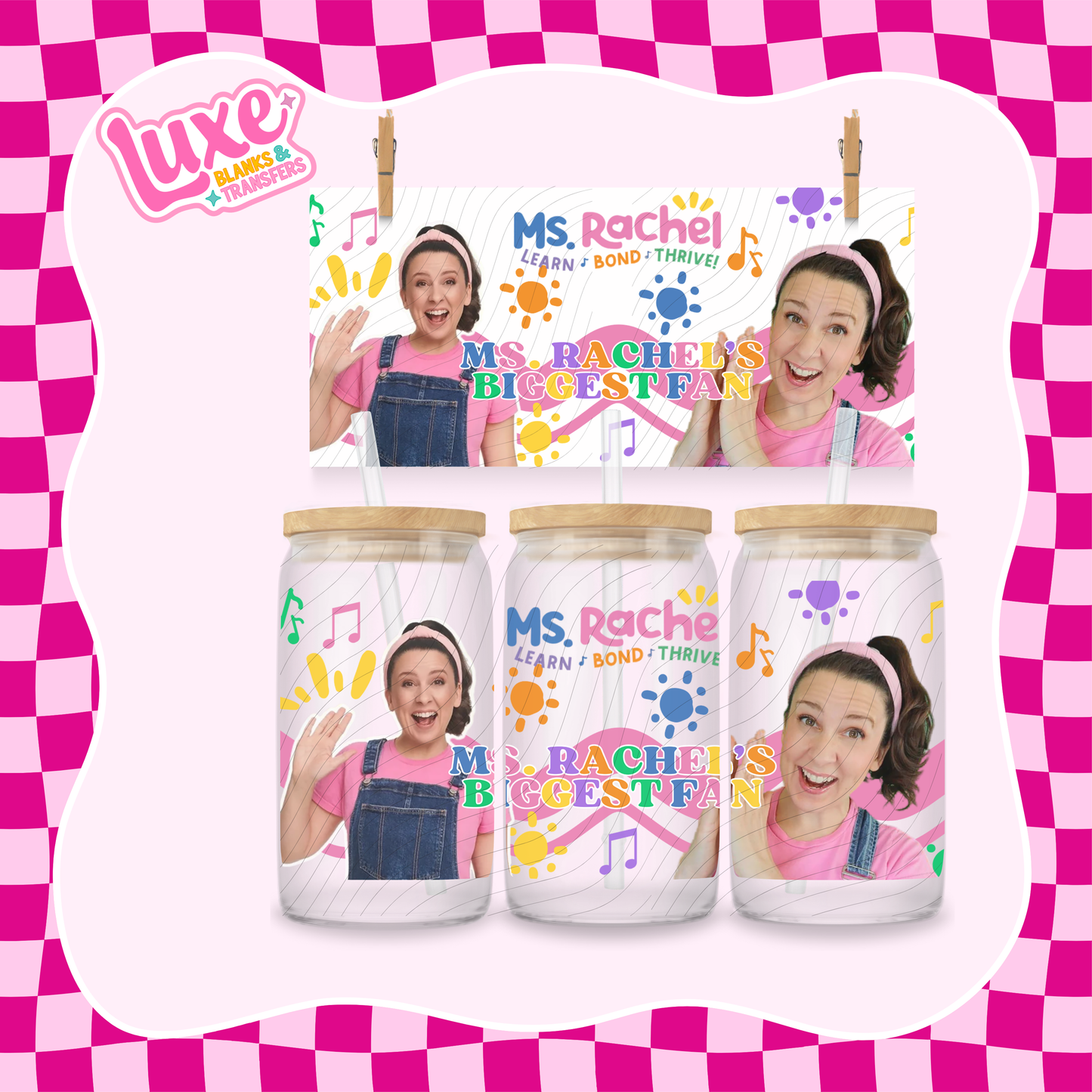 Ms.R Biggest Fan | 16oz UV DTF Wrap | #1346