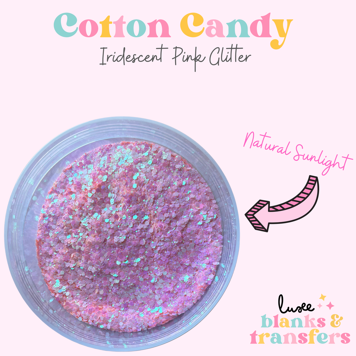 “Cotton Candy” Chunky Mix Glitter