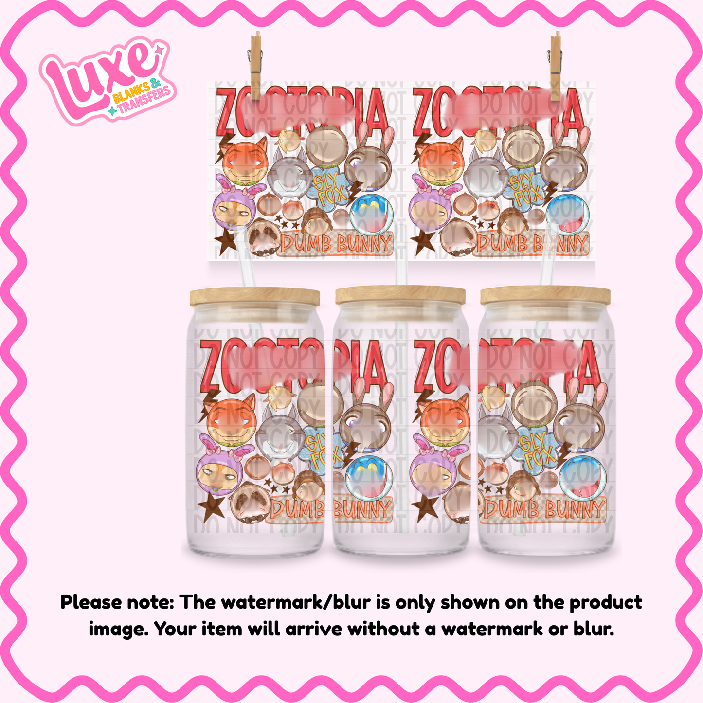 16oz UV DTF Wrap | Z00 | #2366