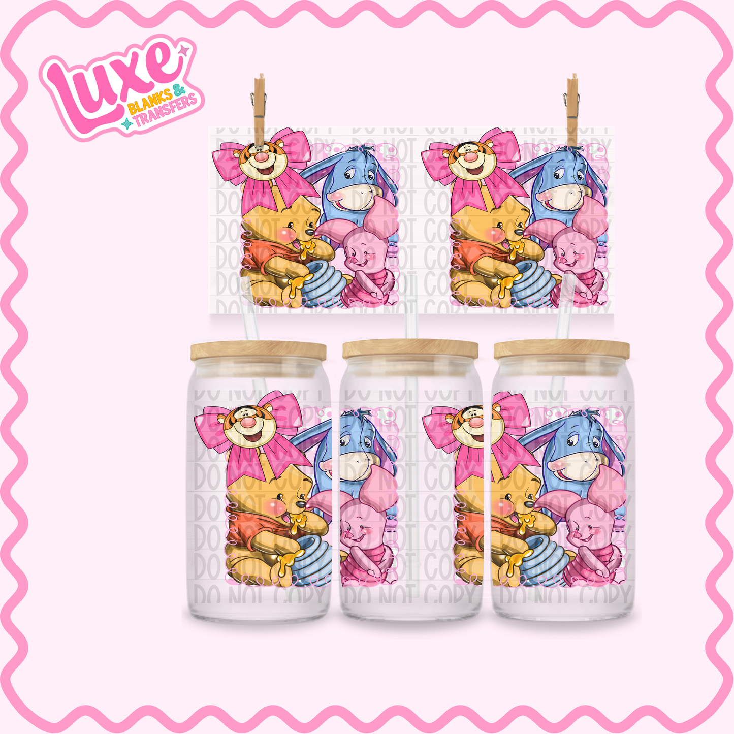 16oz UV DTF Wrap | Win Bows | #3595