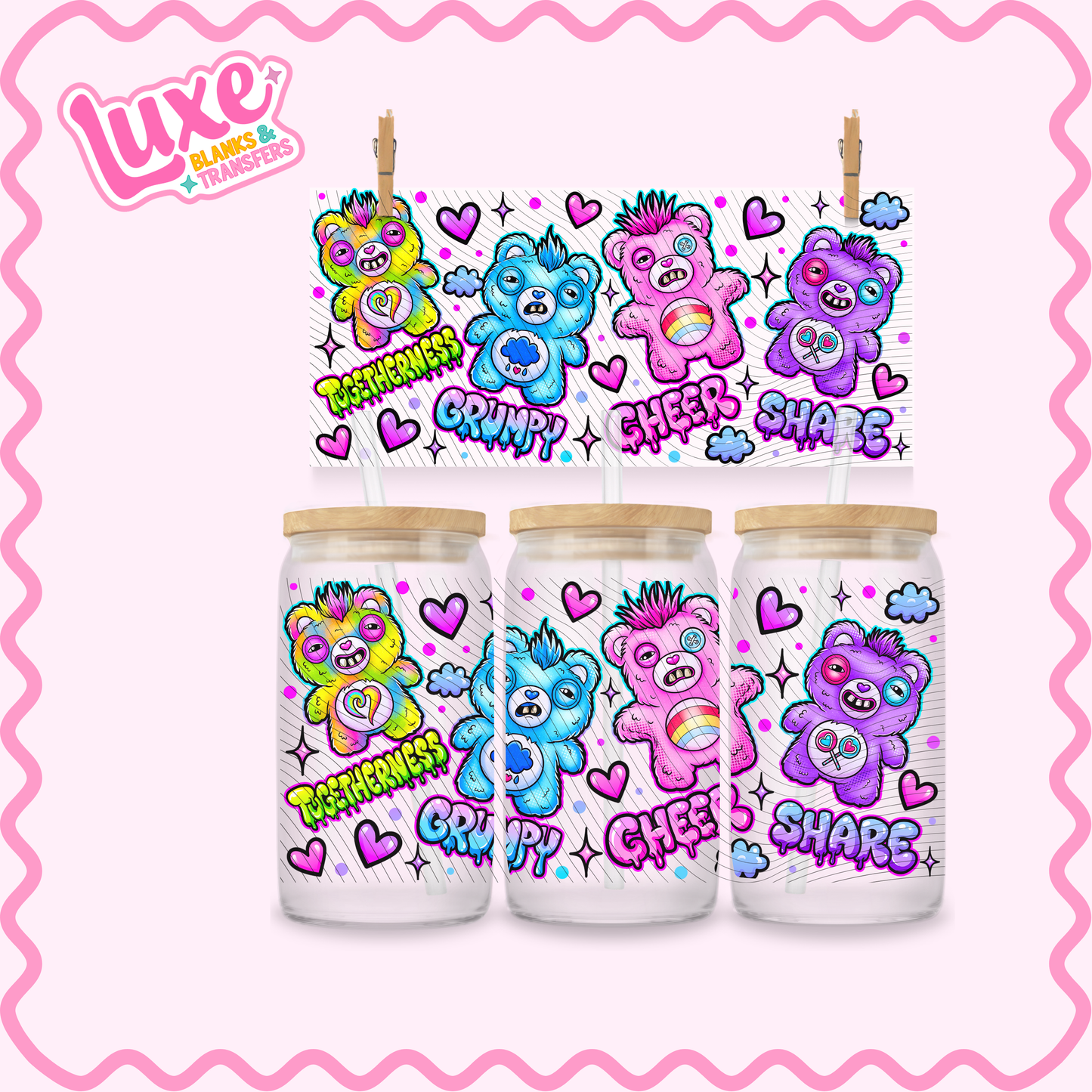 16oz UV DTF Wrap | Fugglers | #3112