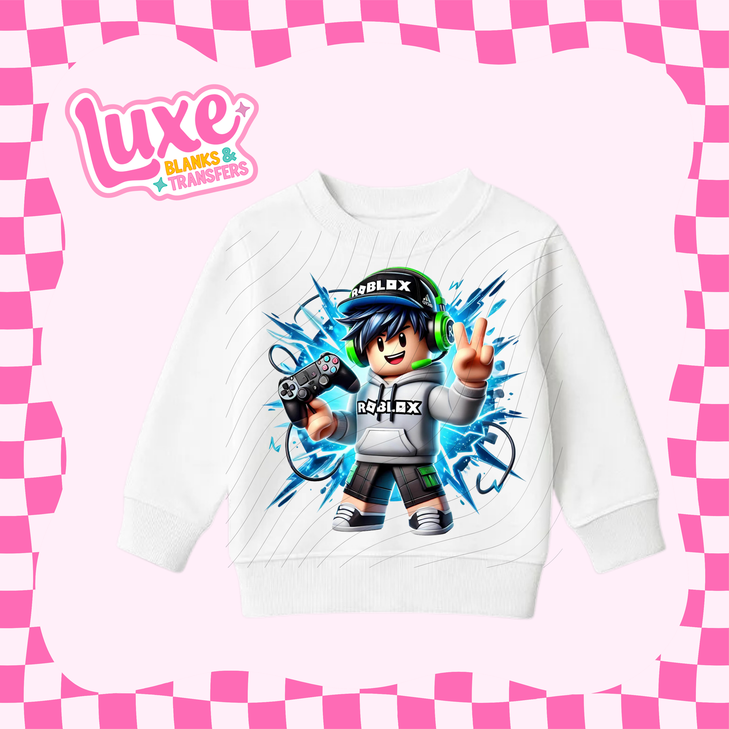 Blox Gamer | Kids DTF Heat Transfer | #46