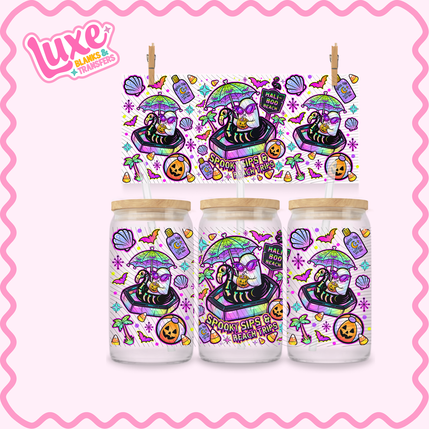 16oz UV DTF Wrap | Mali-Boo | #3114