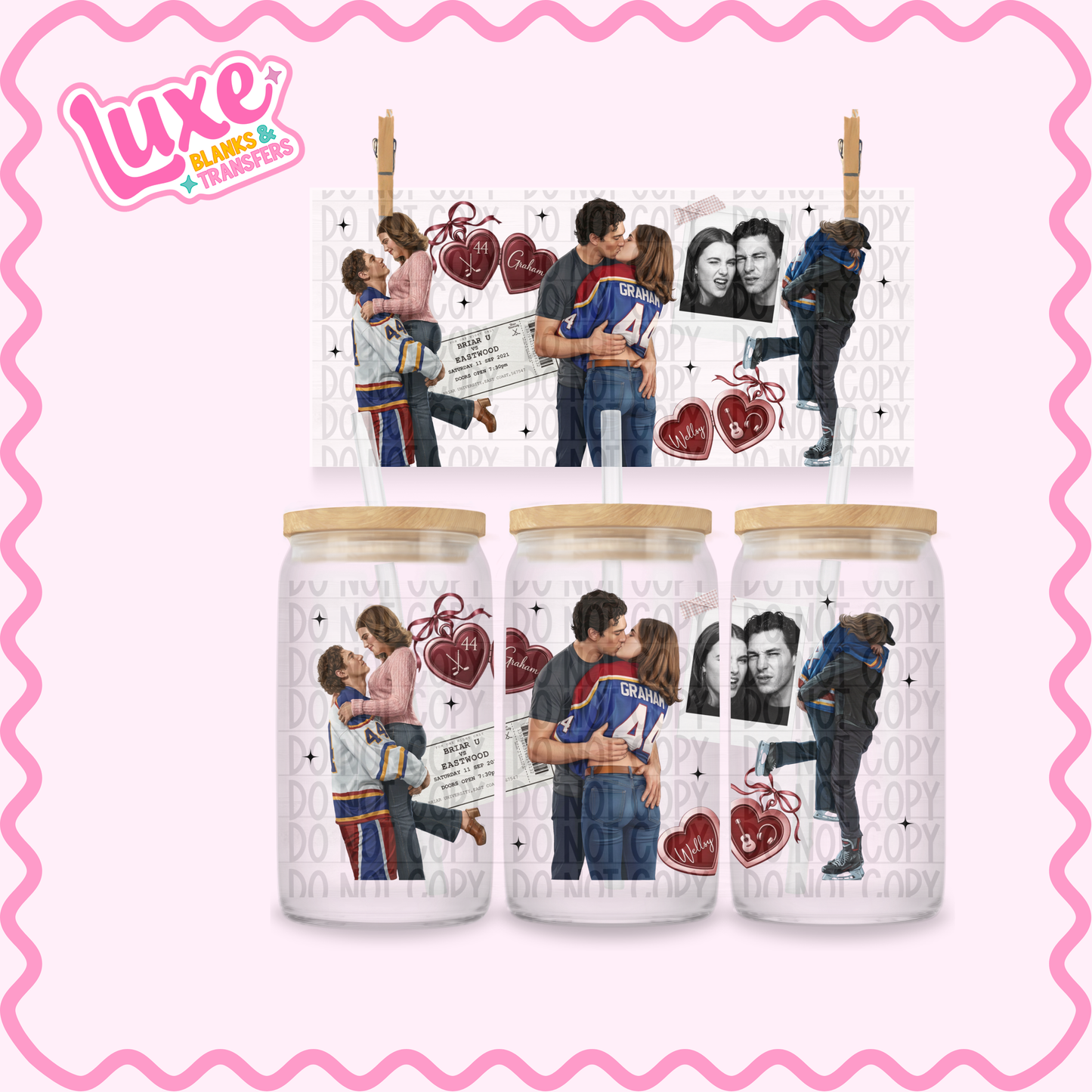 16oz UV DTF Wrap | Off Campus Characters 2 | #3599