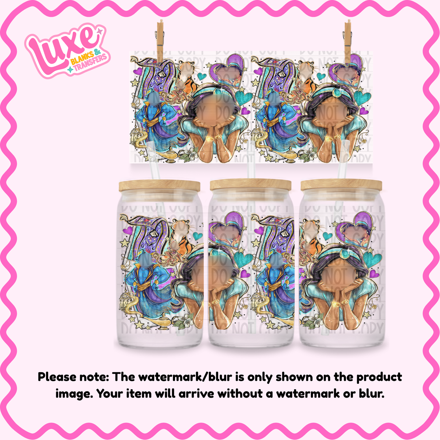 16oz UV DTF Wrap | J4s Locket | #2377