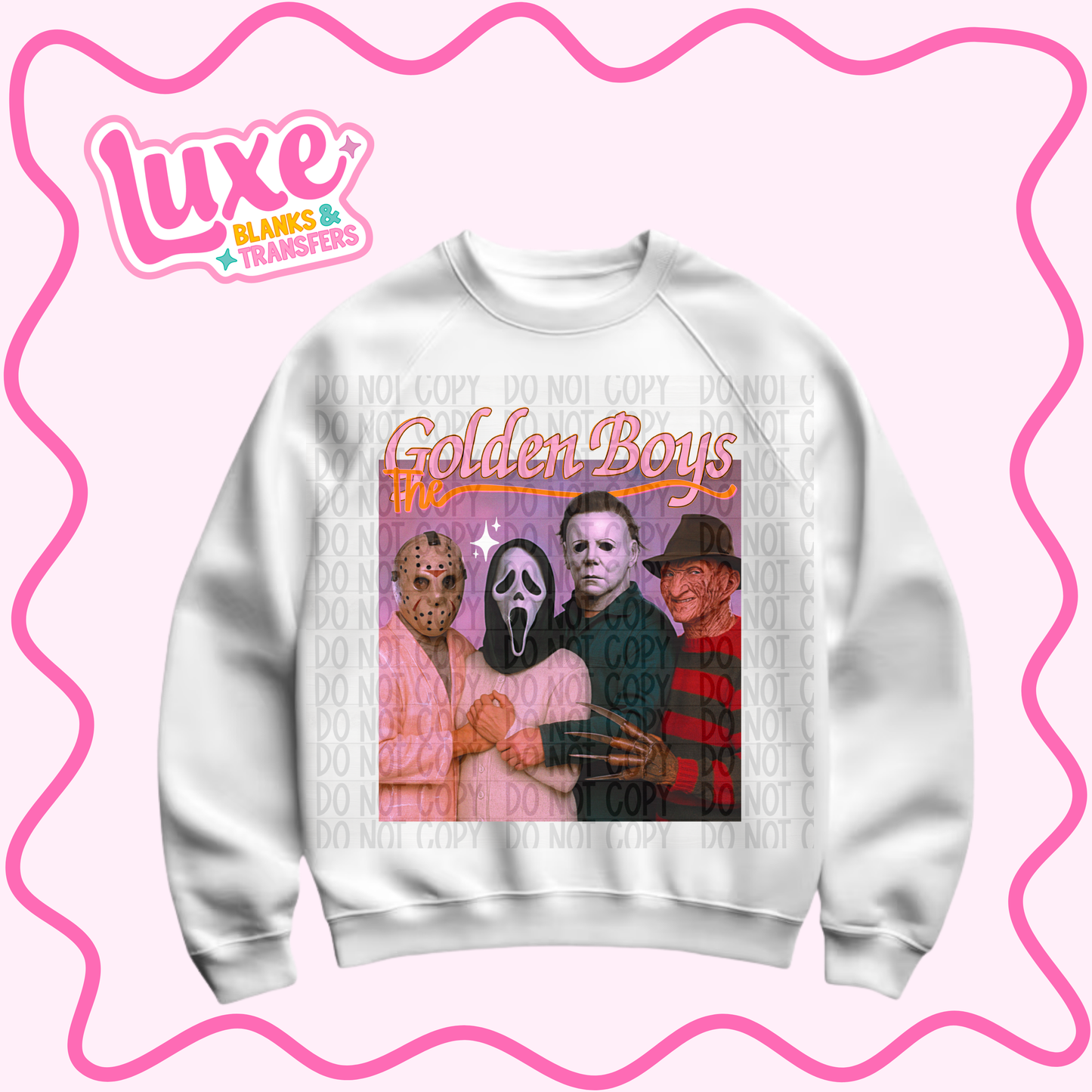 DTF Heat Transfer | Golden Boys Spooky | #970