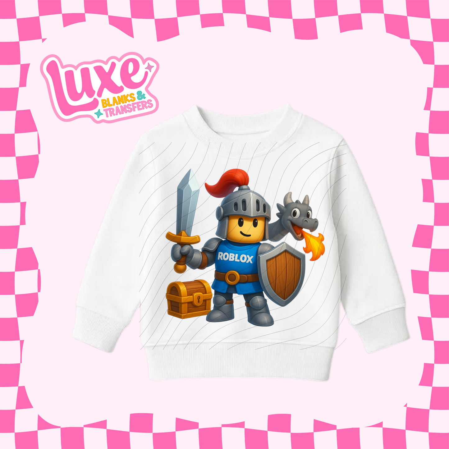 Blox Armour | Kids DTF Heat Transfer | #56