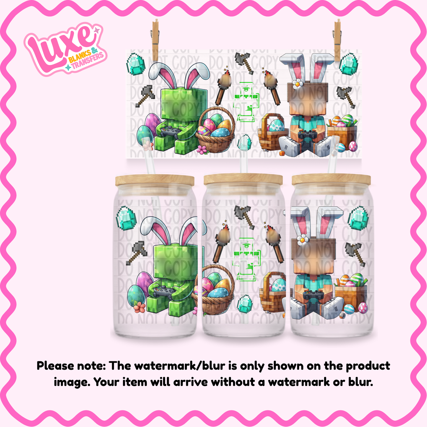 16oz UV DTF Wrap | M1ne Game Easter | #2388