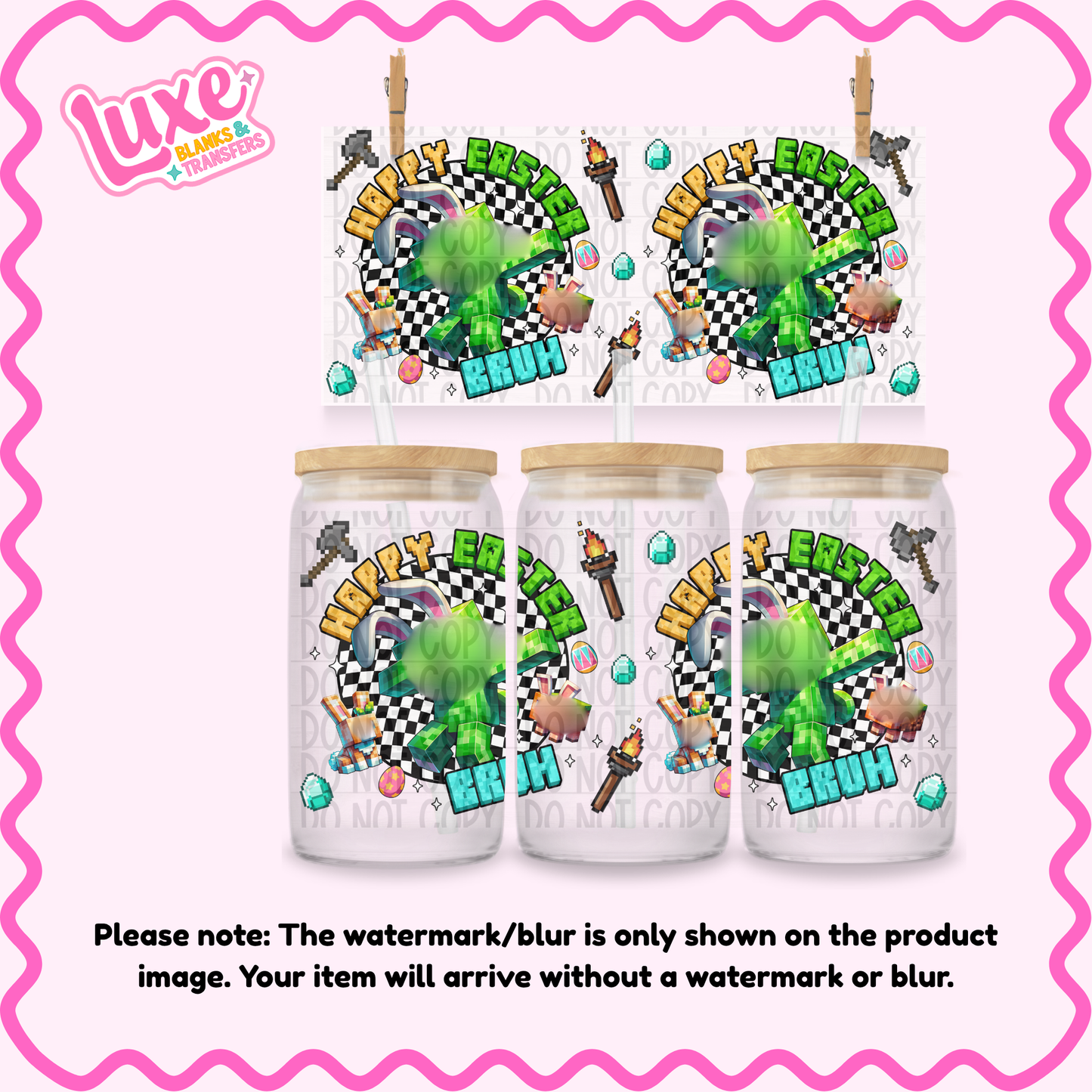 16oz UV DTF Wrap | M1ne Game Easter | #2390