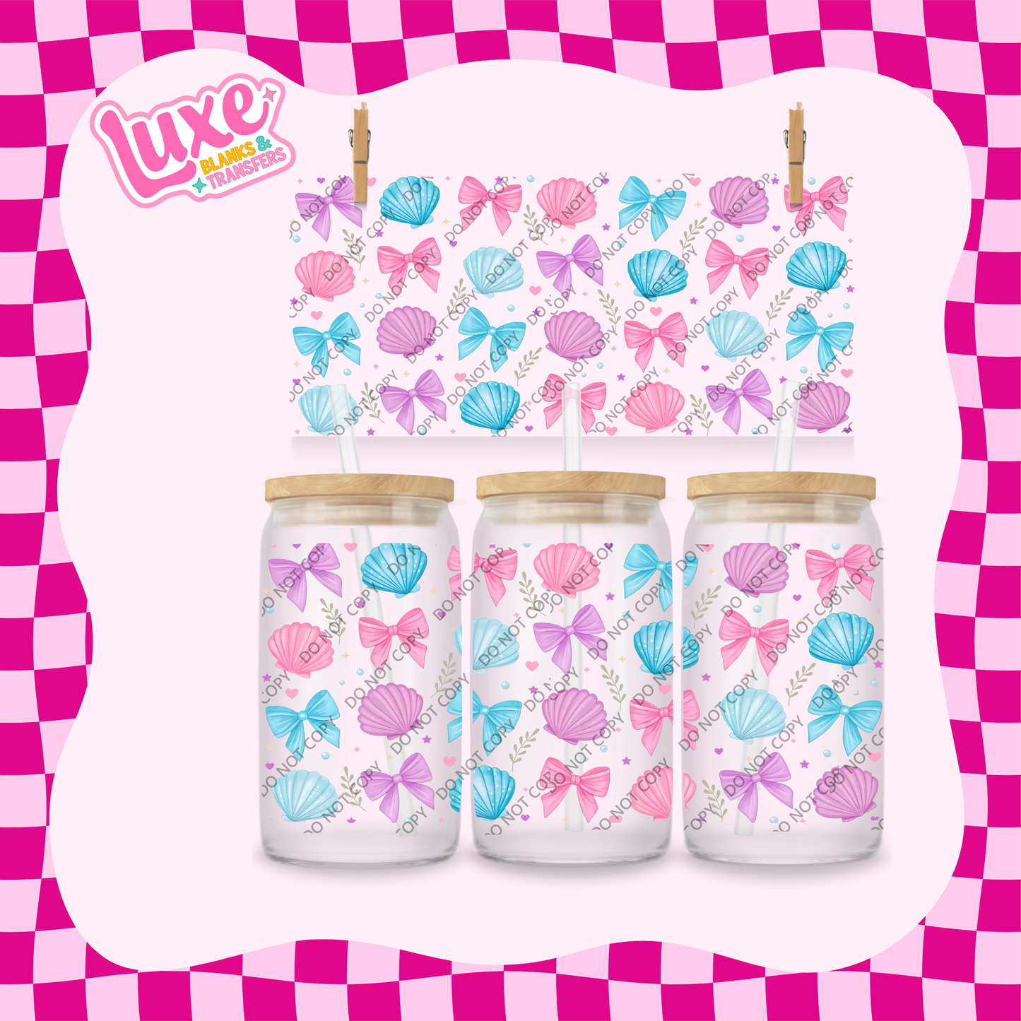 16oz UV DTF Wrap | Colourful Sea | #1851