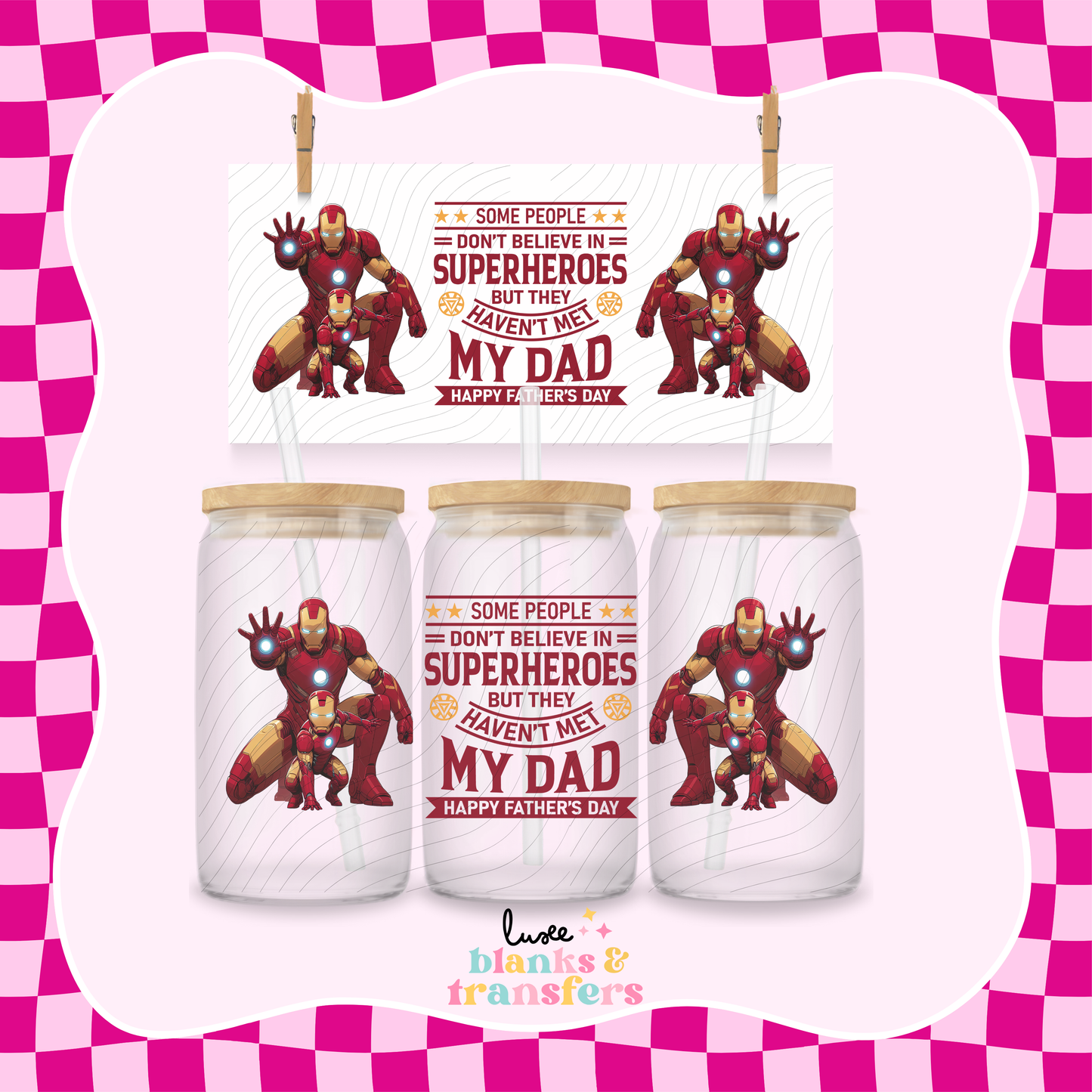 Fathers Day 2 UV DTF Wrap (#488)