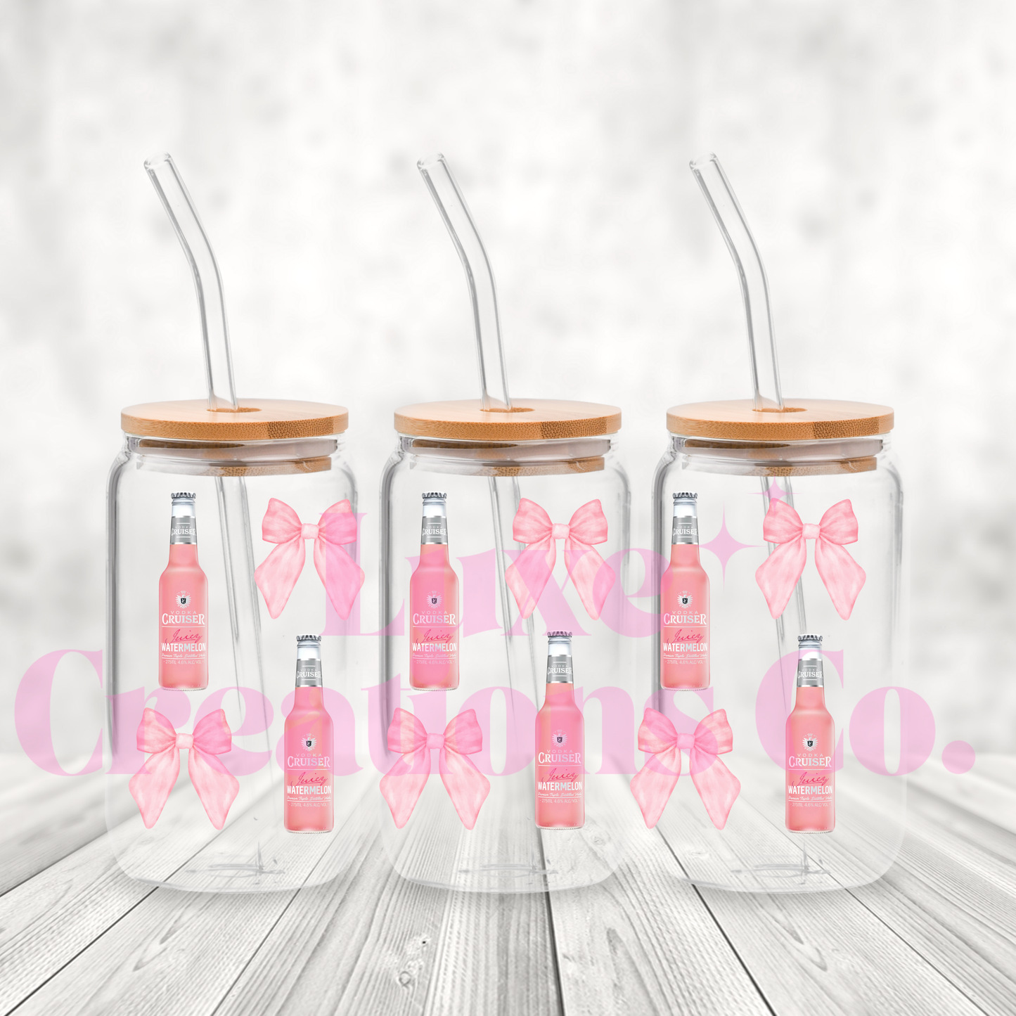 Vodka Watermelon UV DTF Wrap (#206)