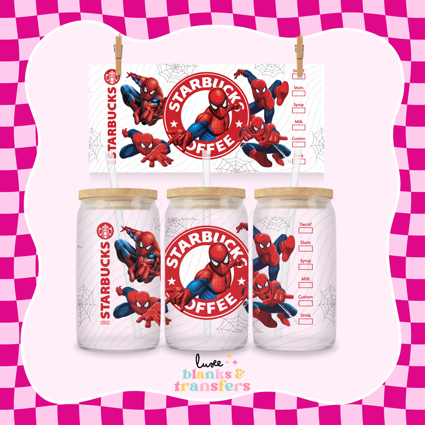Spidey Starby UV DTF Wrap (#494)