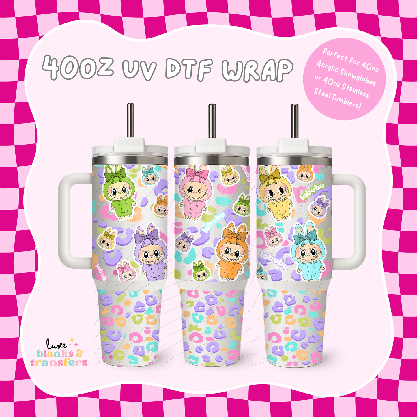 Bubu #2 40oz UV DTF Wrap (#B24)