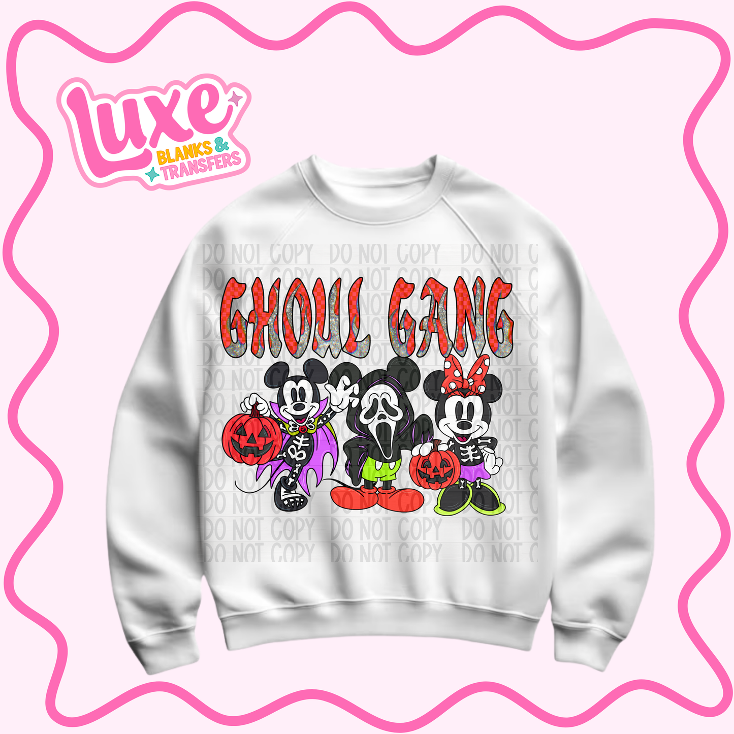 DTF Heat Transfer | Ghoul Gang Mick. | #988