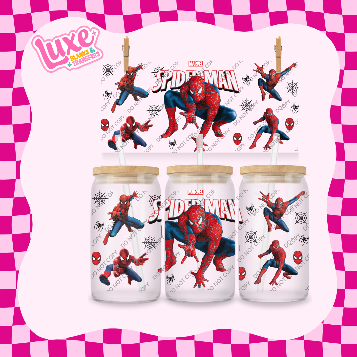 16oz UV DTF Wrap | Spidey | #1863