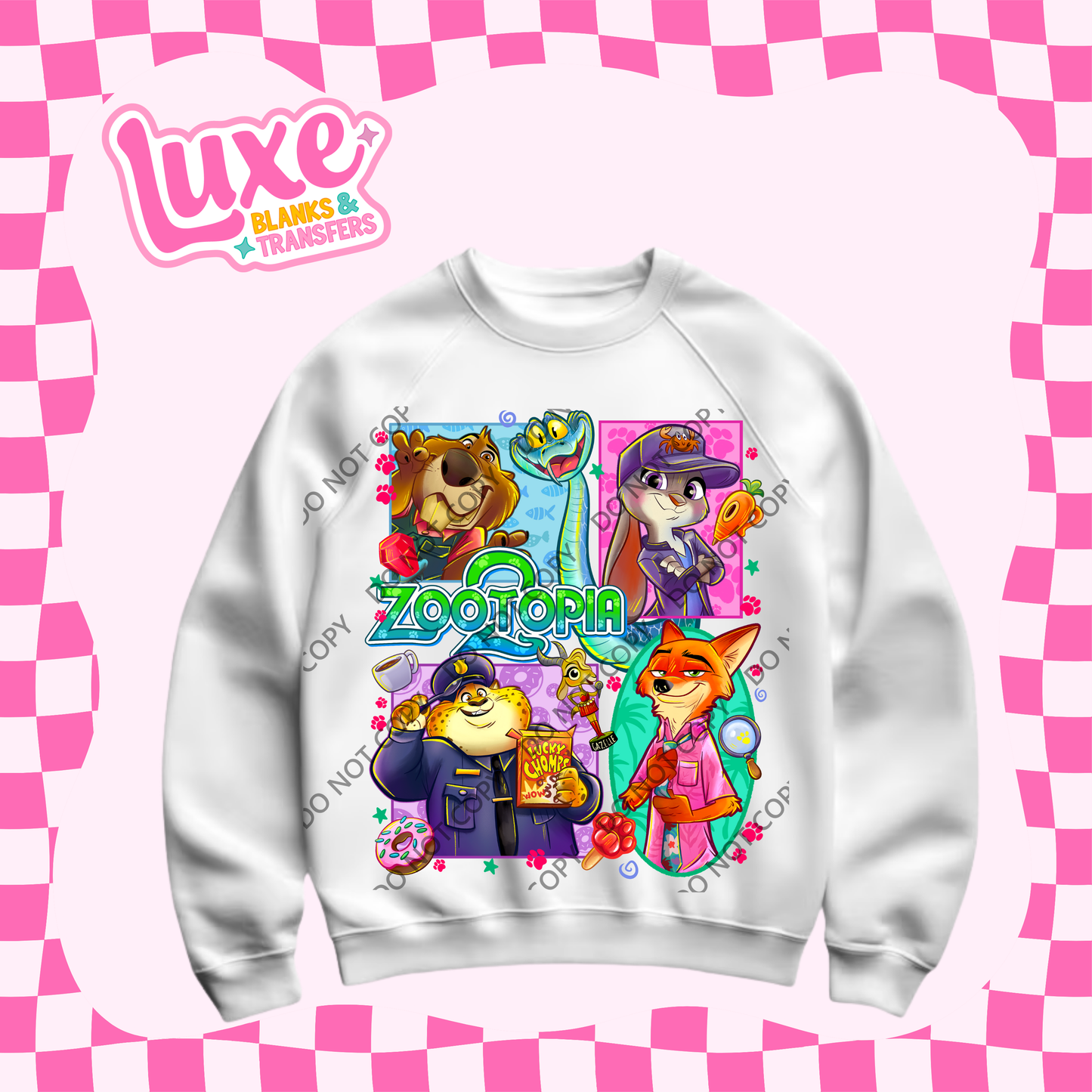 DTF Heat Transfer | Zoo Movie | #517