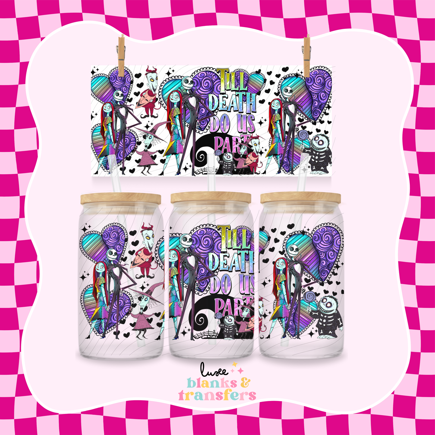 "Till Death Do Us Part" UV DTF Wrap (#884)