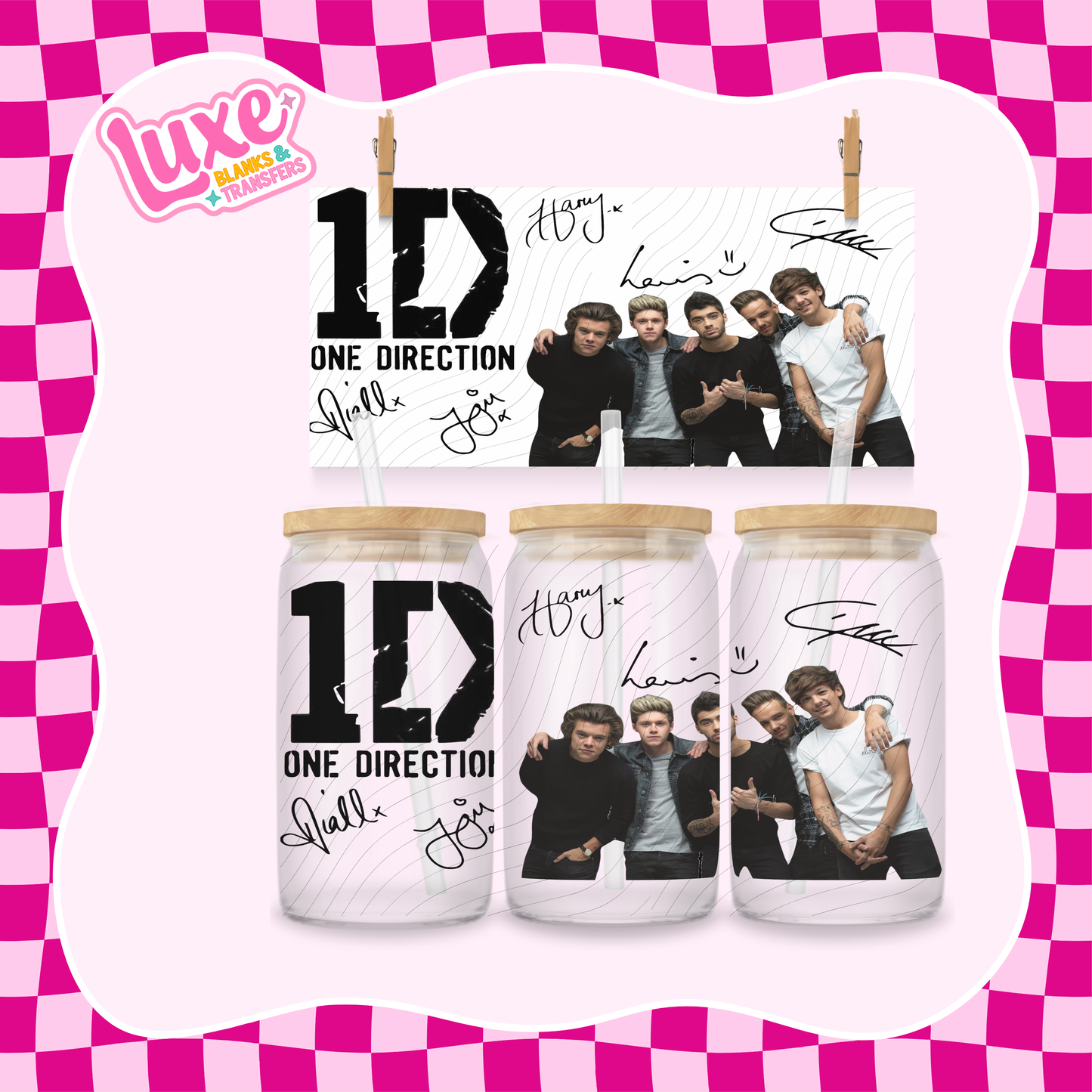 1D | 16oz UV DTF Wrap | #1382