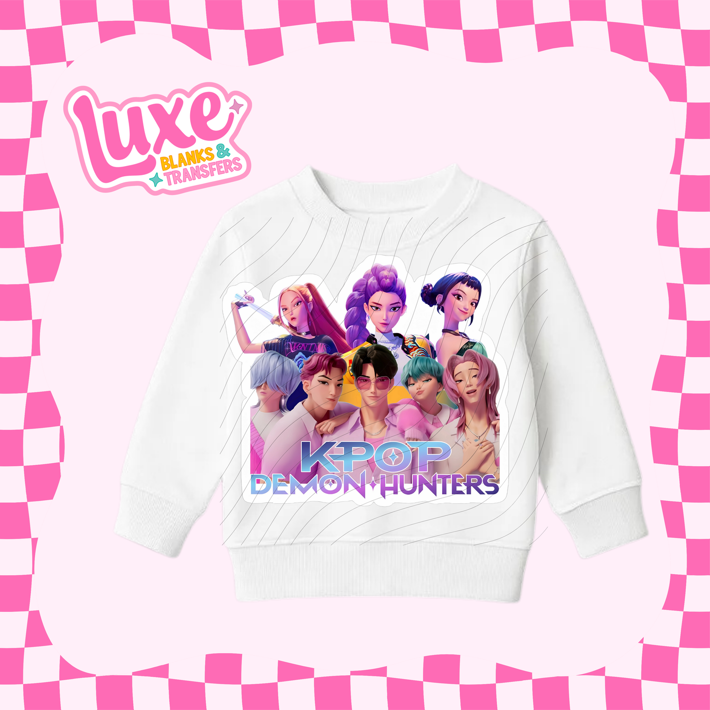K-Pop Demon Hunters 21 | Kids DTF Heat Transfer | #80