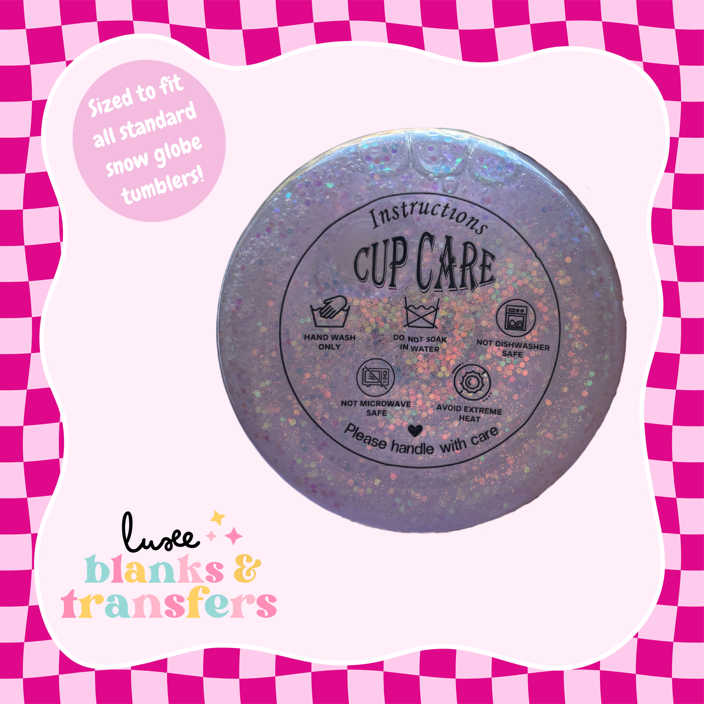 Cup Care UV DTF Decal