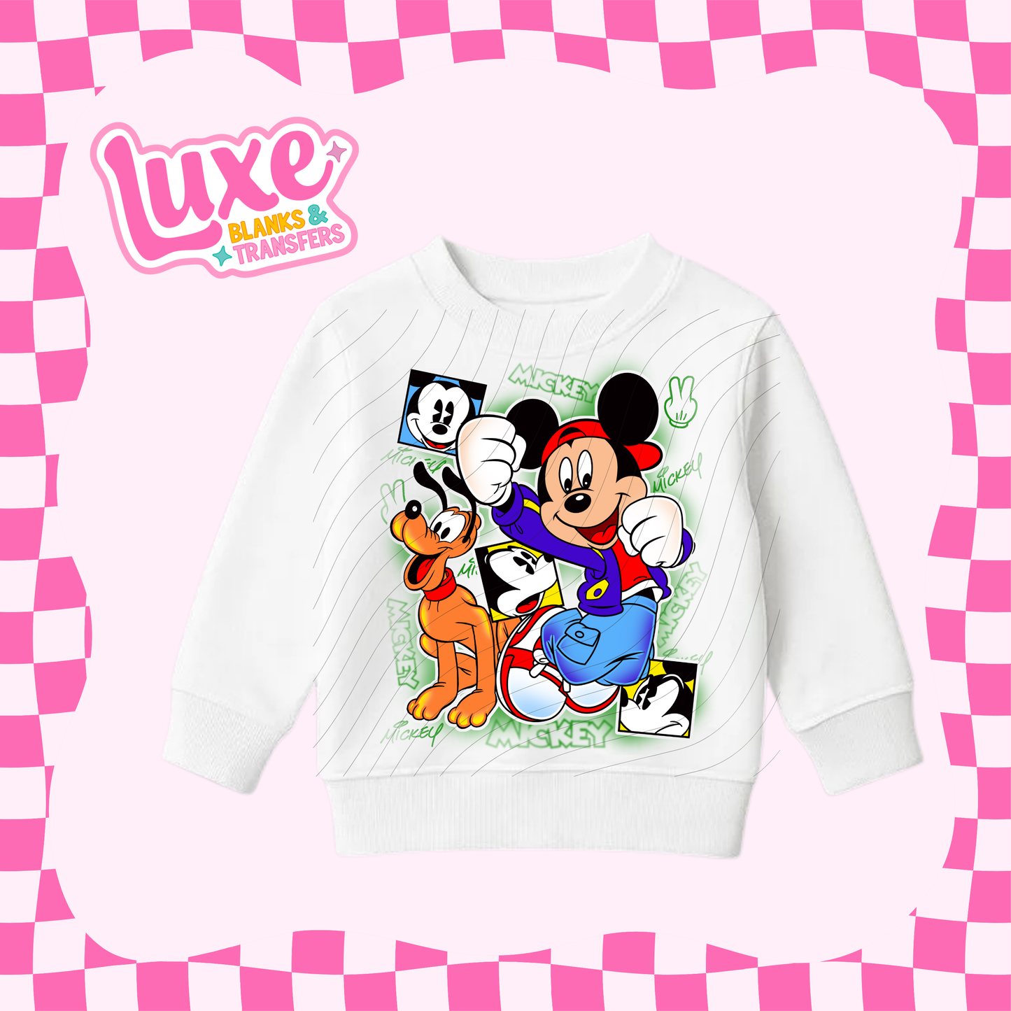 Mouse Character | Kids DTF Heat Transfer | #86