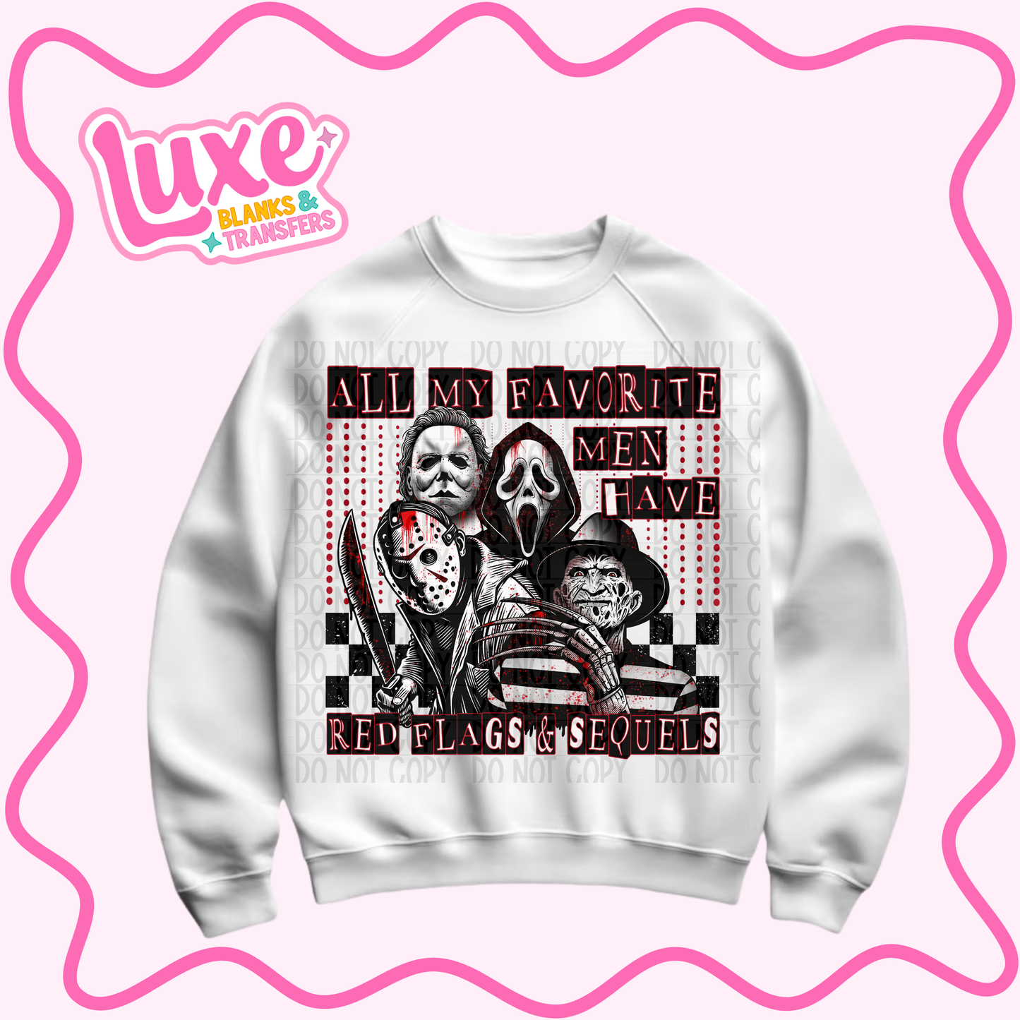 DTF Heat Transfer | Spooky Characters | #1004