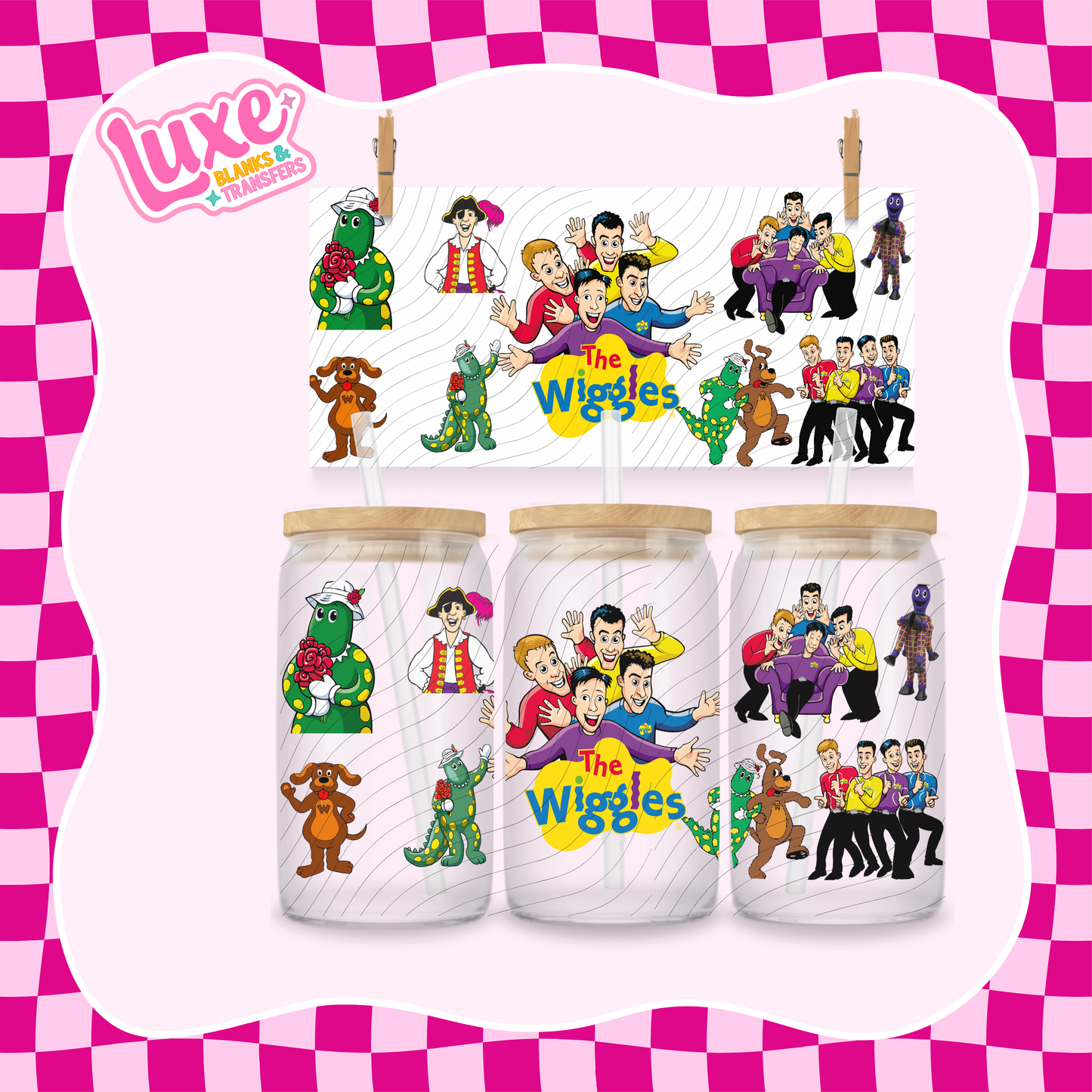 Wiggle 2 | 16oz UV DTF Wrap | #1391