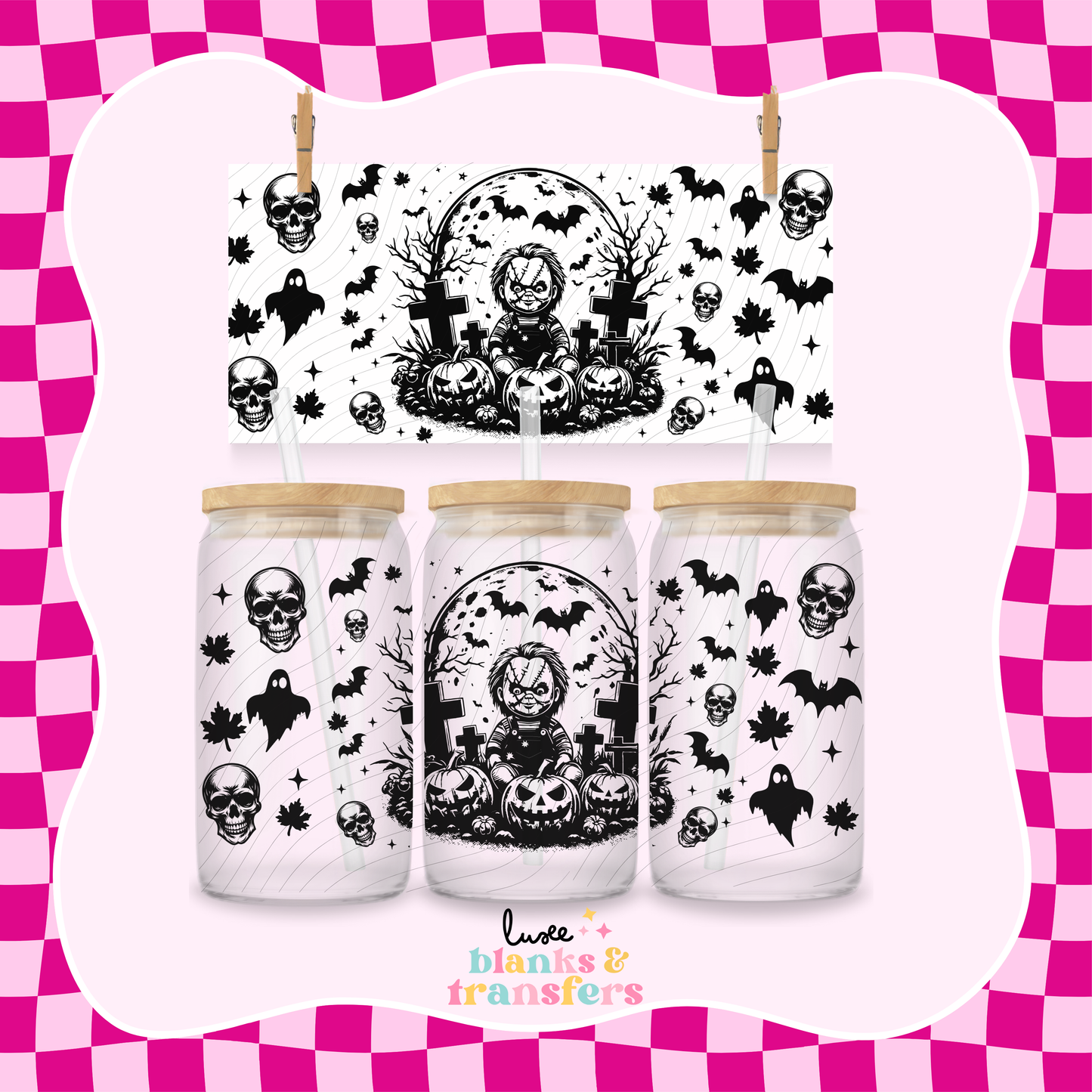 Halloween Chucky UV DTF Wrap (#509)