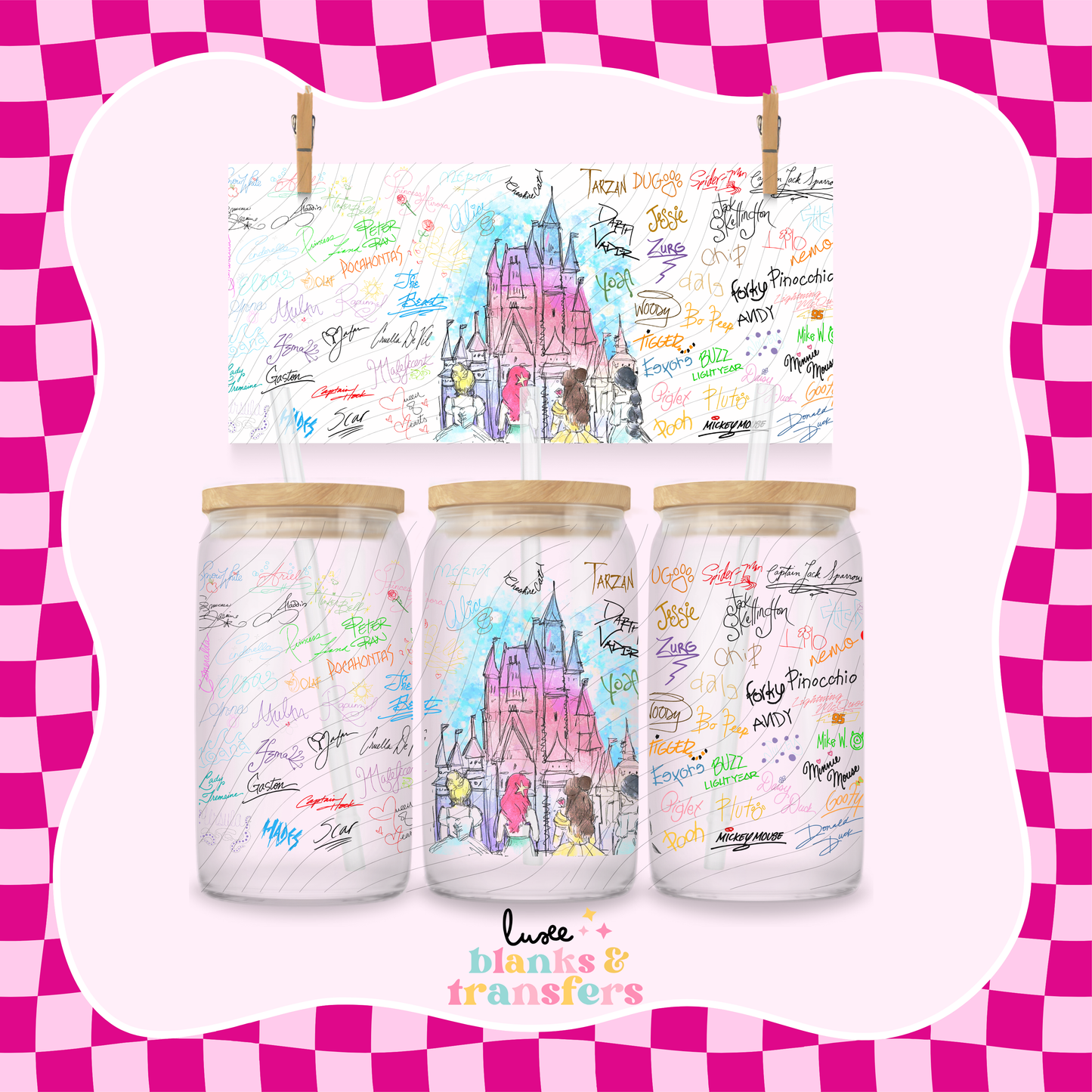 Princess Castle UV DTF Wrap (#512)