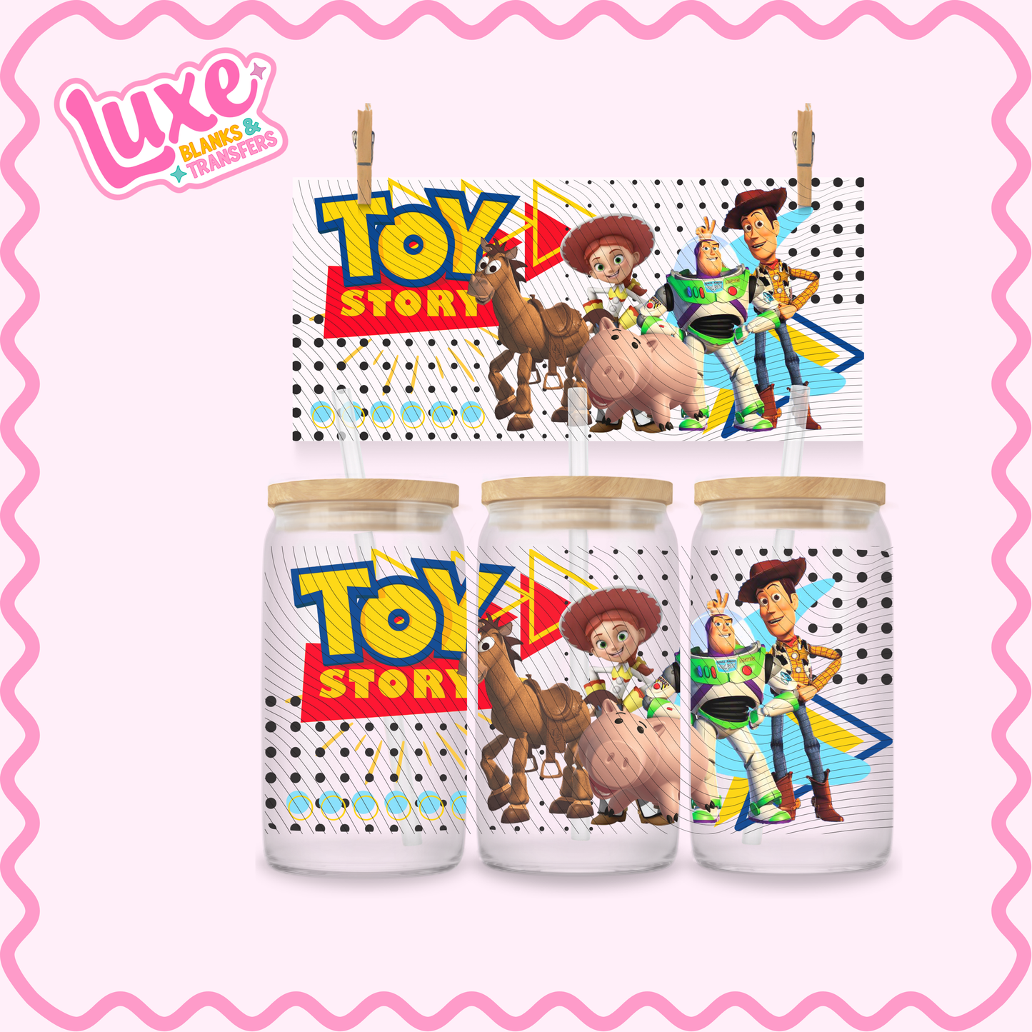 16oz UV DTF Wrap | Toy St/ory | #3157