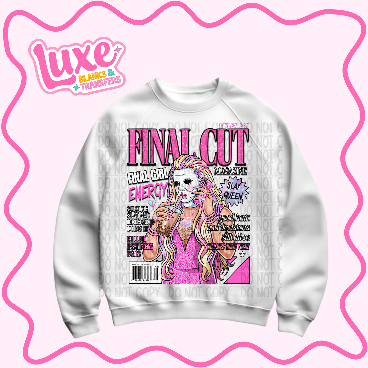 DTF Heat Transfer | Spooky Vibes | #1012