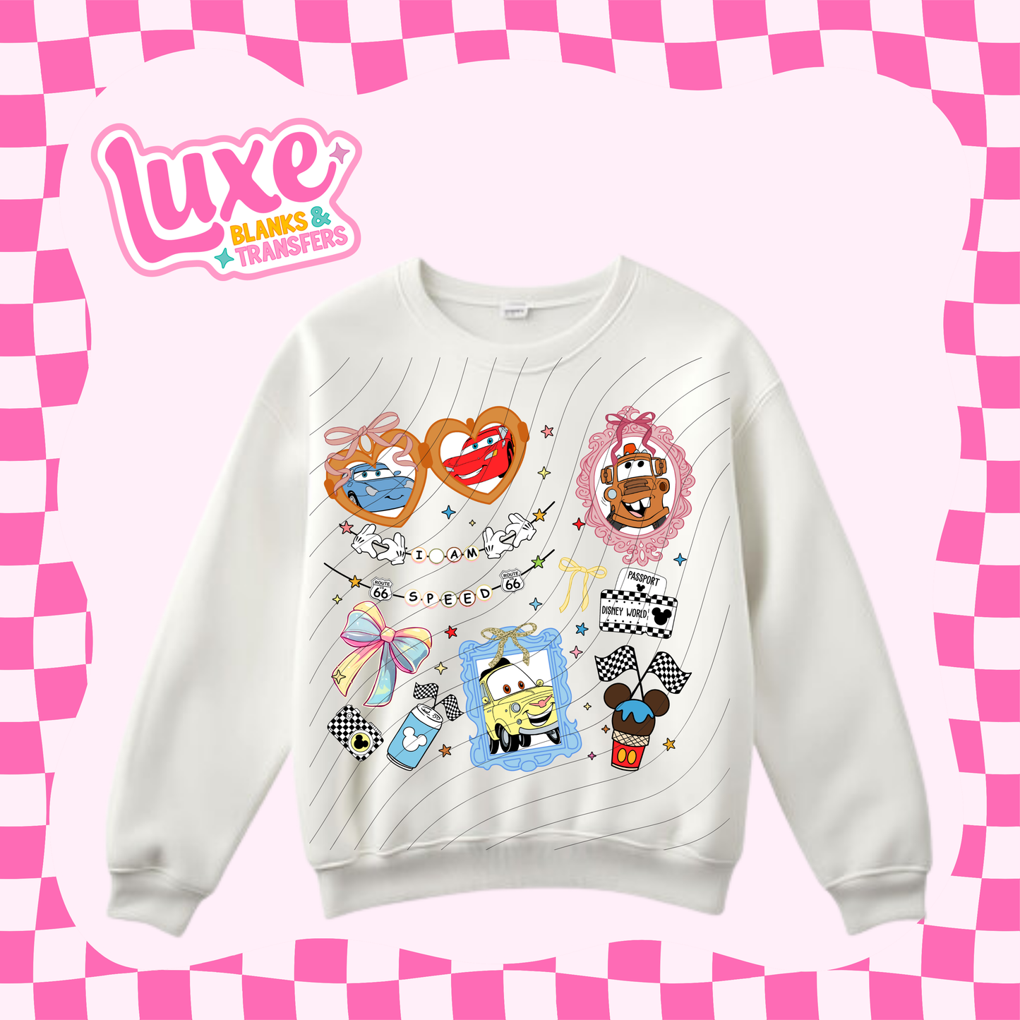 Cutesy Car | DTF Heat Transfer | #281