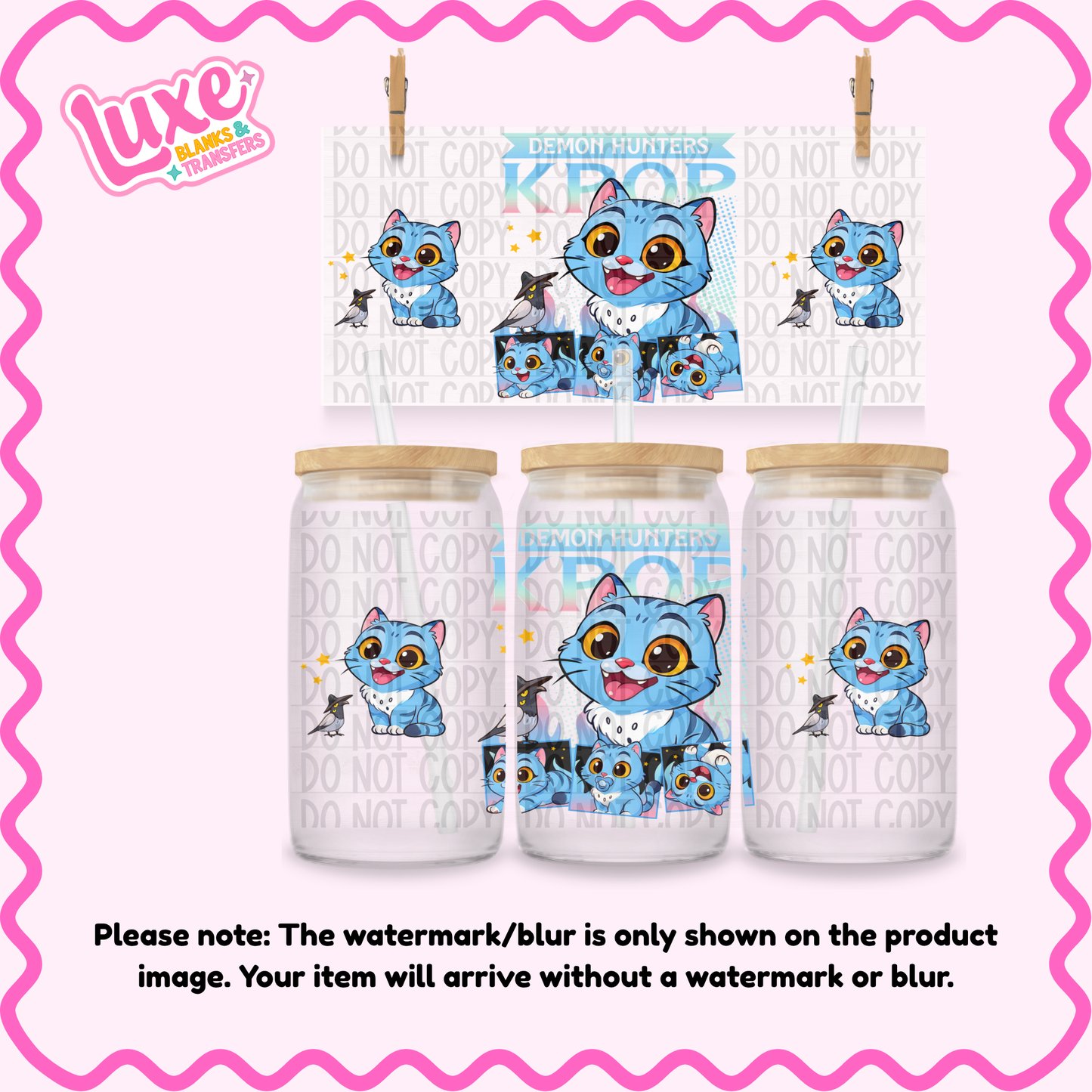 16oz UV DTF Wrap | Derp | #N175