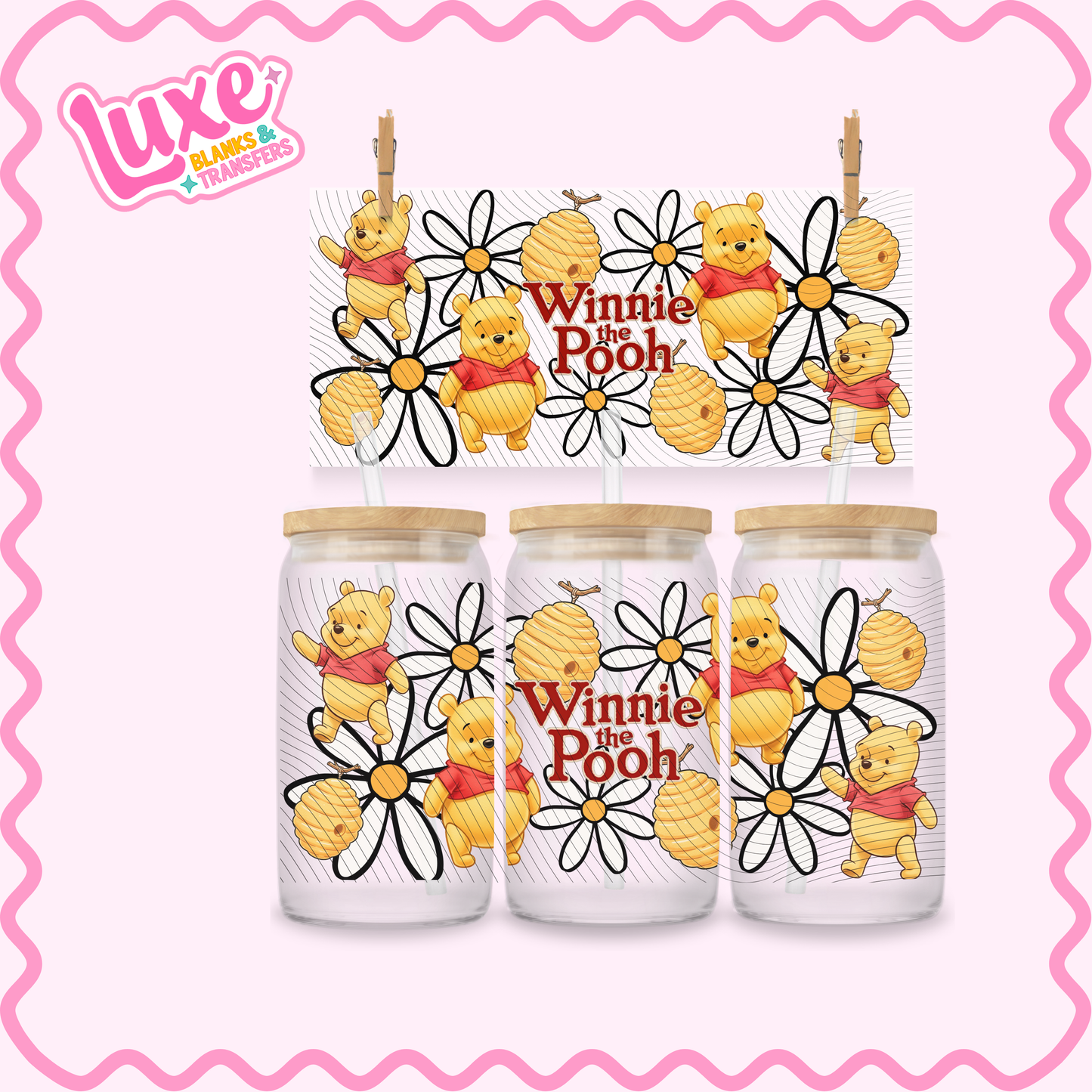 16oz UV DTF Wrap | Win Flowers | #3164