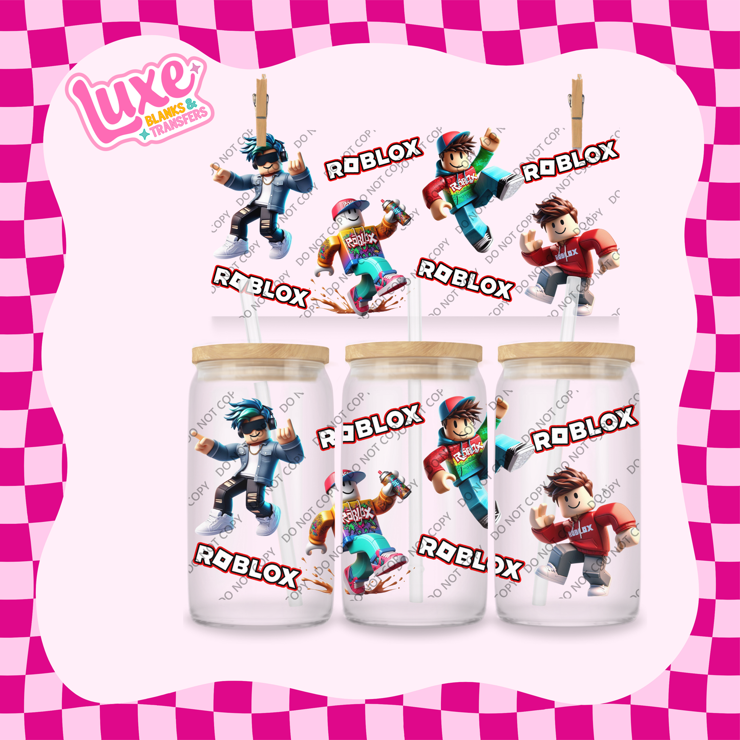 16oz UV DTF Wrap | Blox | #1901