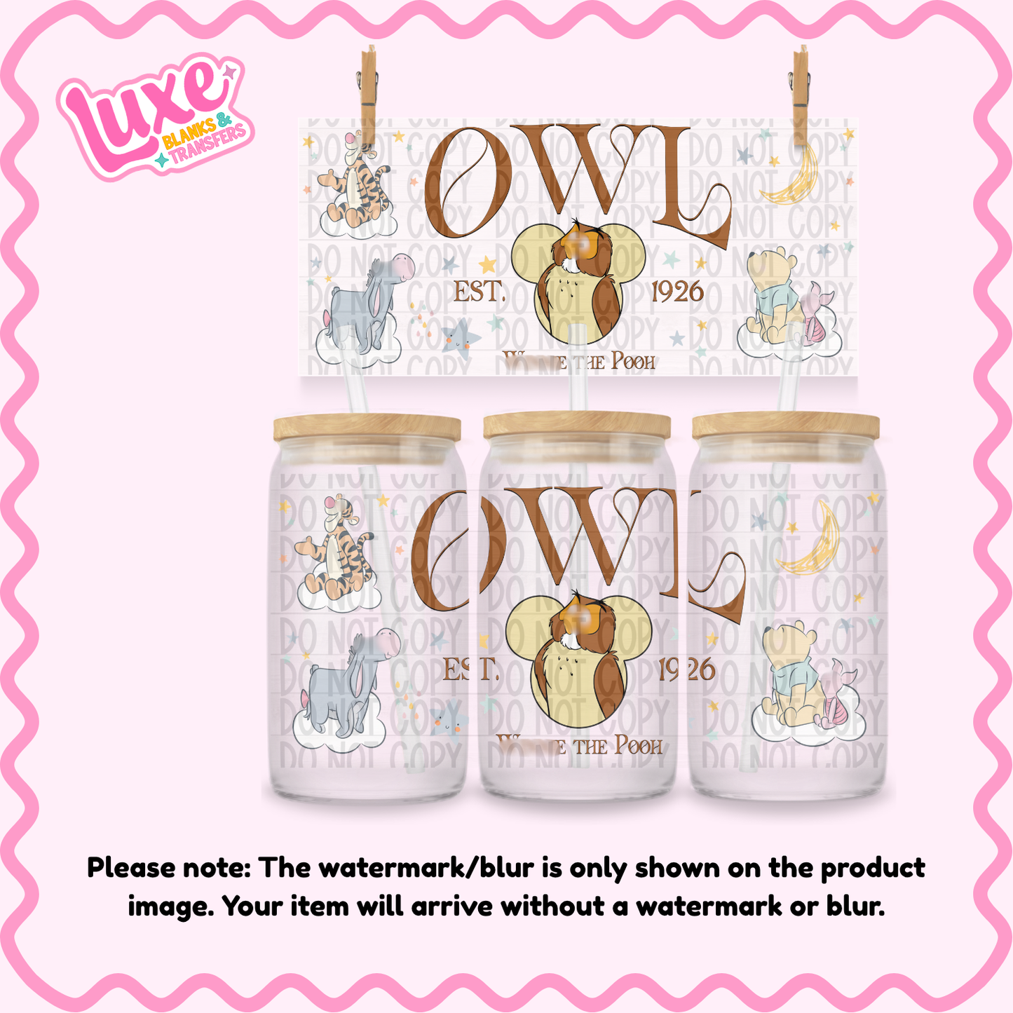 16oz UV DTF Wrap | 0wl Title | #01