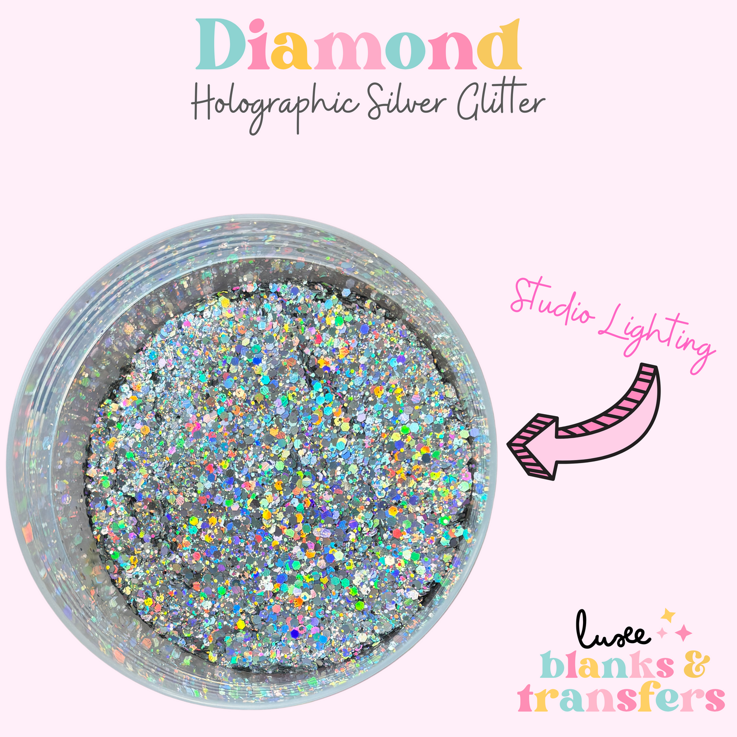 “Diamond” Chunky Mix Glitter