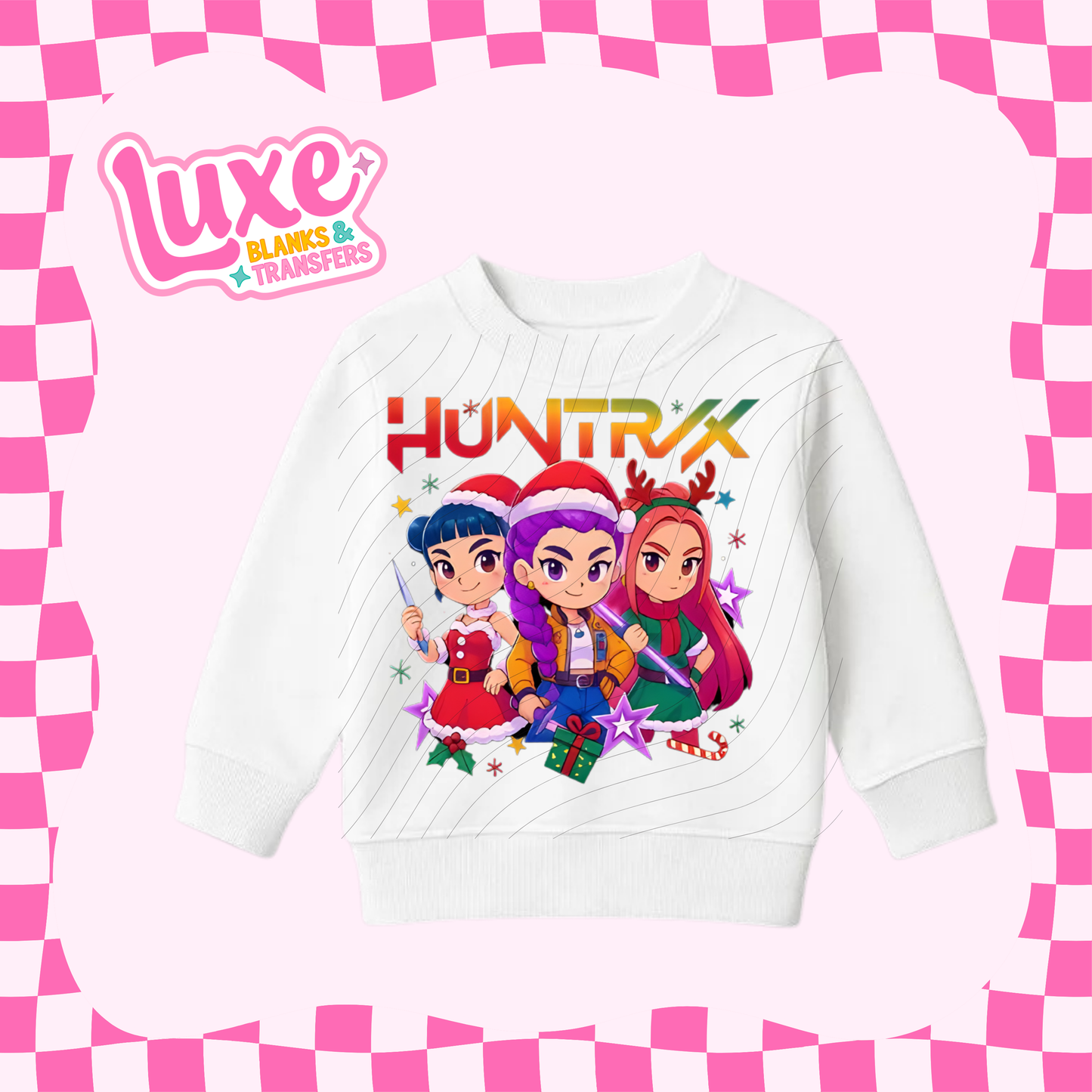 Christmas K-Pop Demon Hunters 38 #112 | Toddler (15cm) DTF Heat Transfer | READY TO SHIP